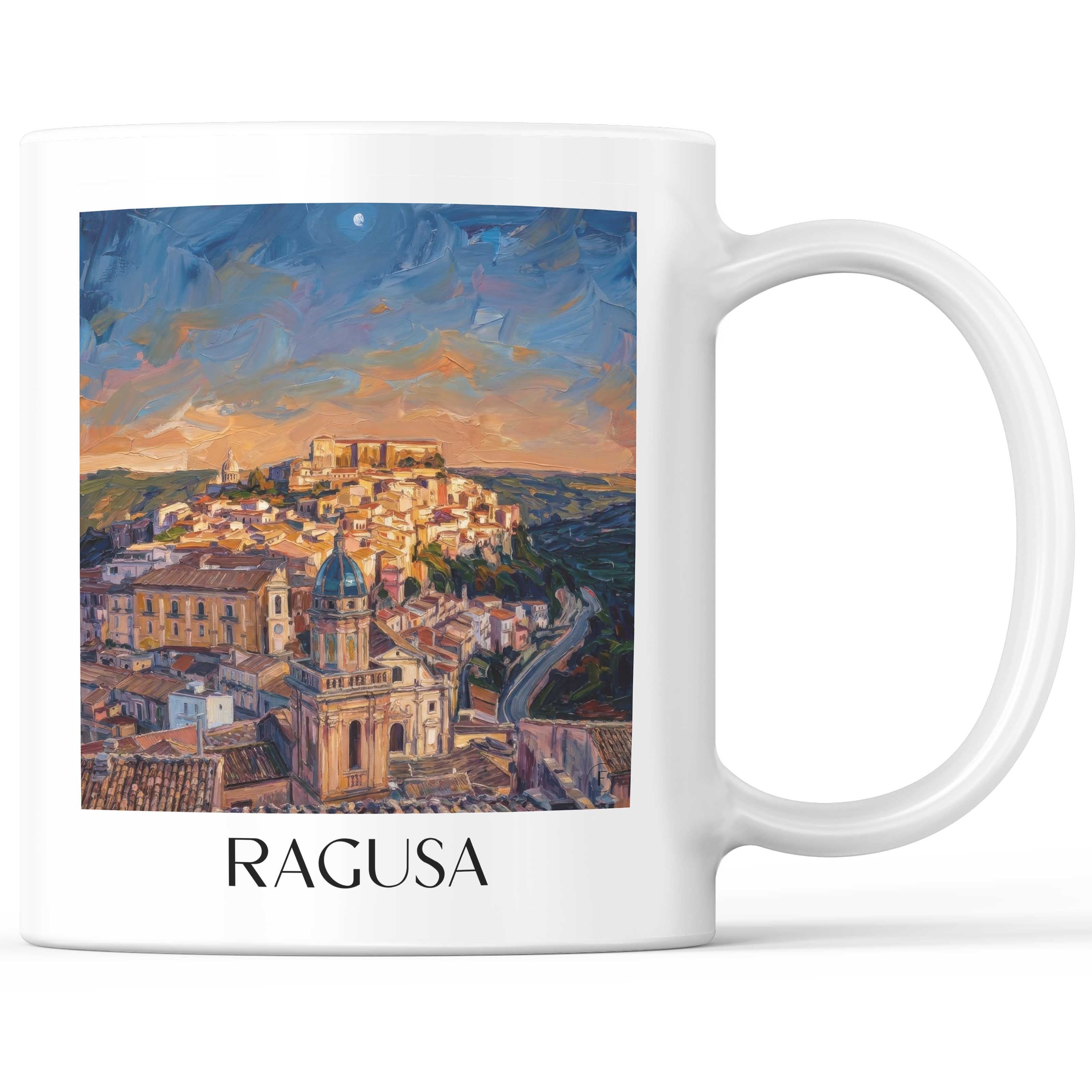 ragusa-sizilien-italien-kaffeebecher-oil-painting-oelgemaelde