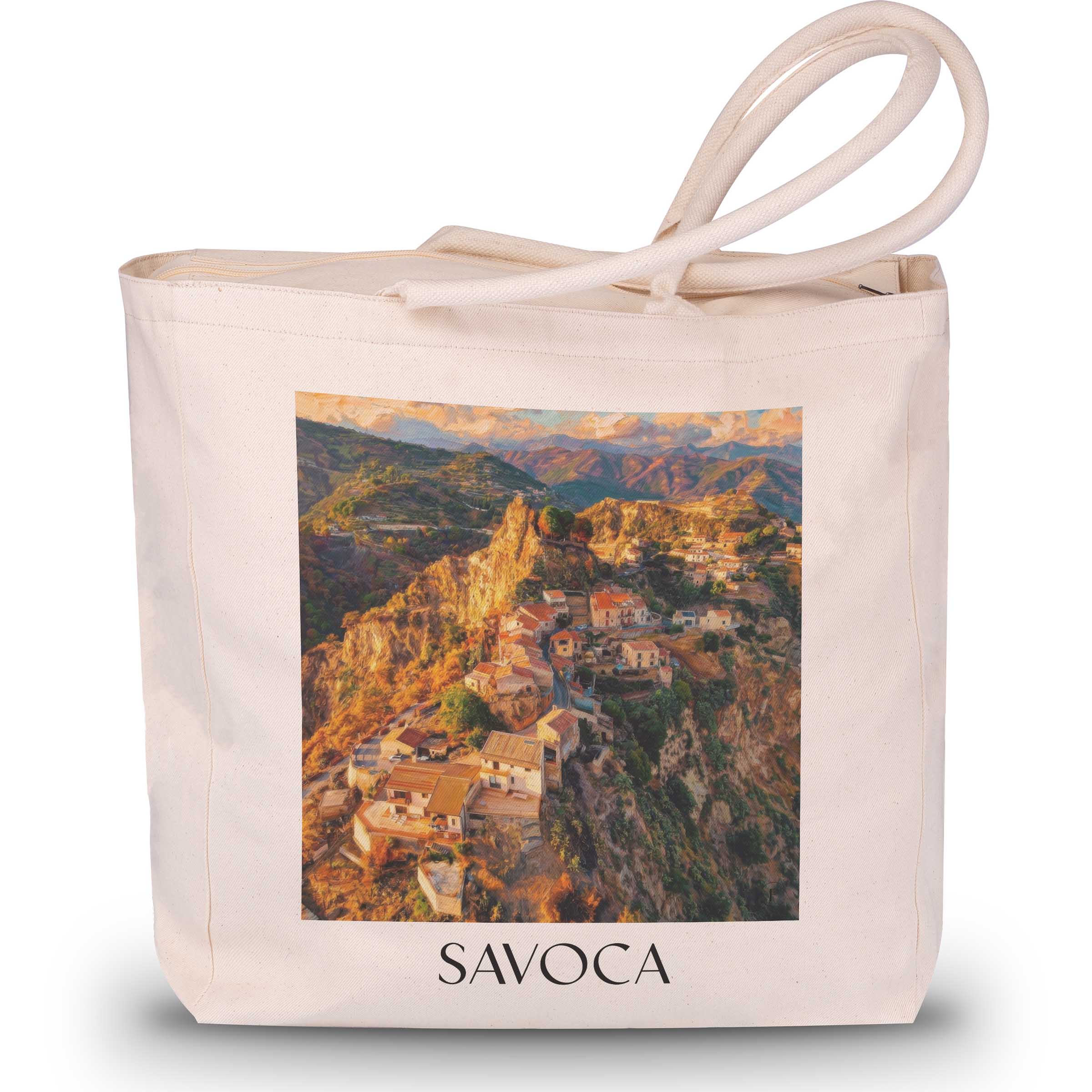 savoca-sizilien-italien-einkaufstasche-oil-painting-oelgemaelde