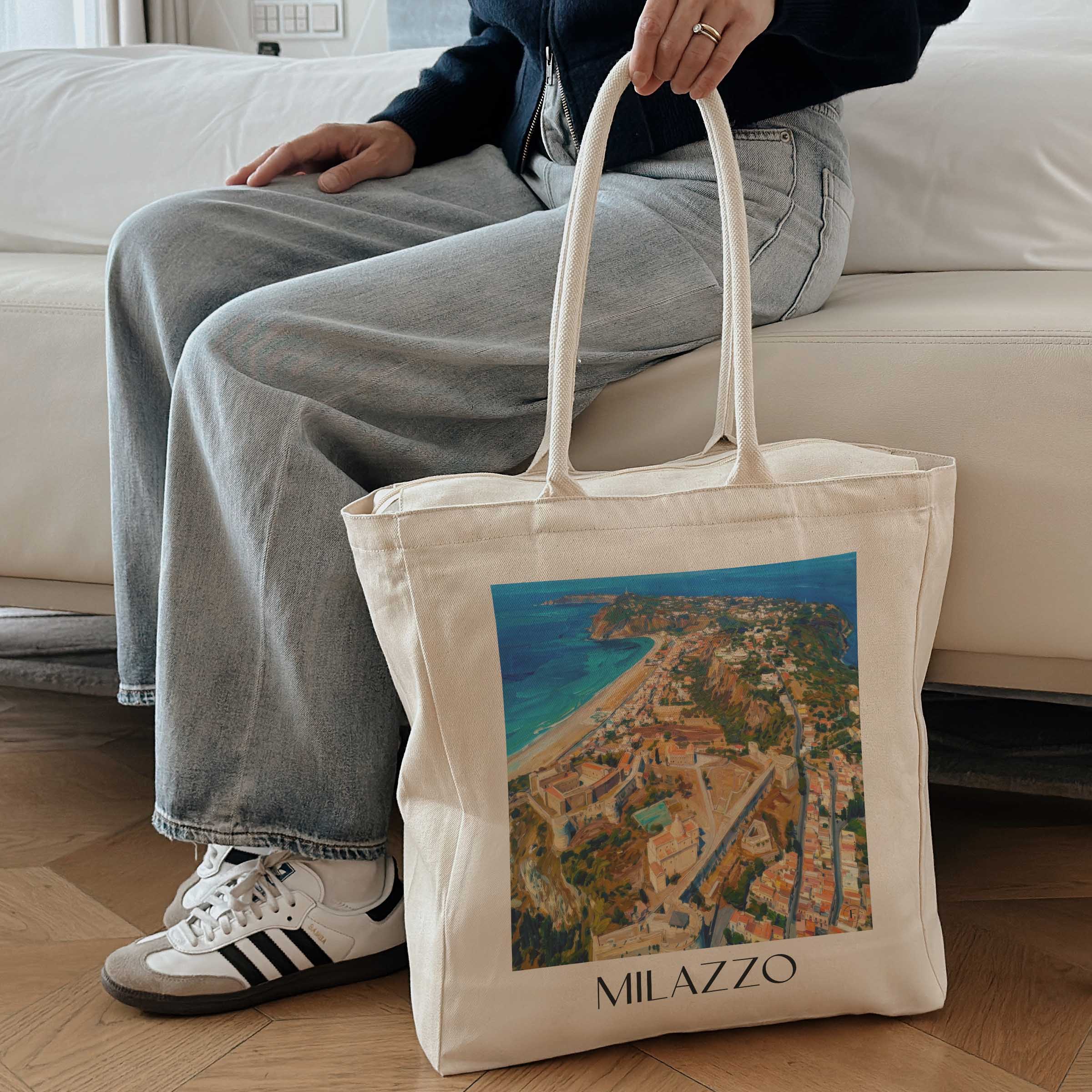 milazzo--sizilien-italien-einkaufstasche-oil-painting-oelgemaelde