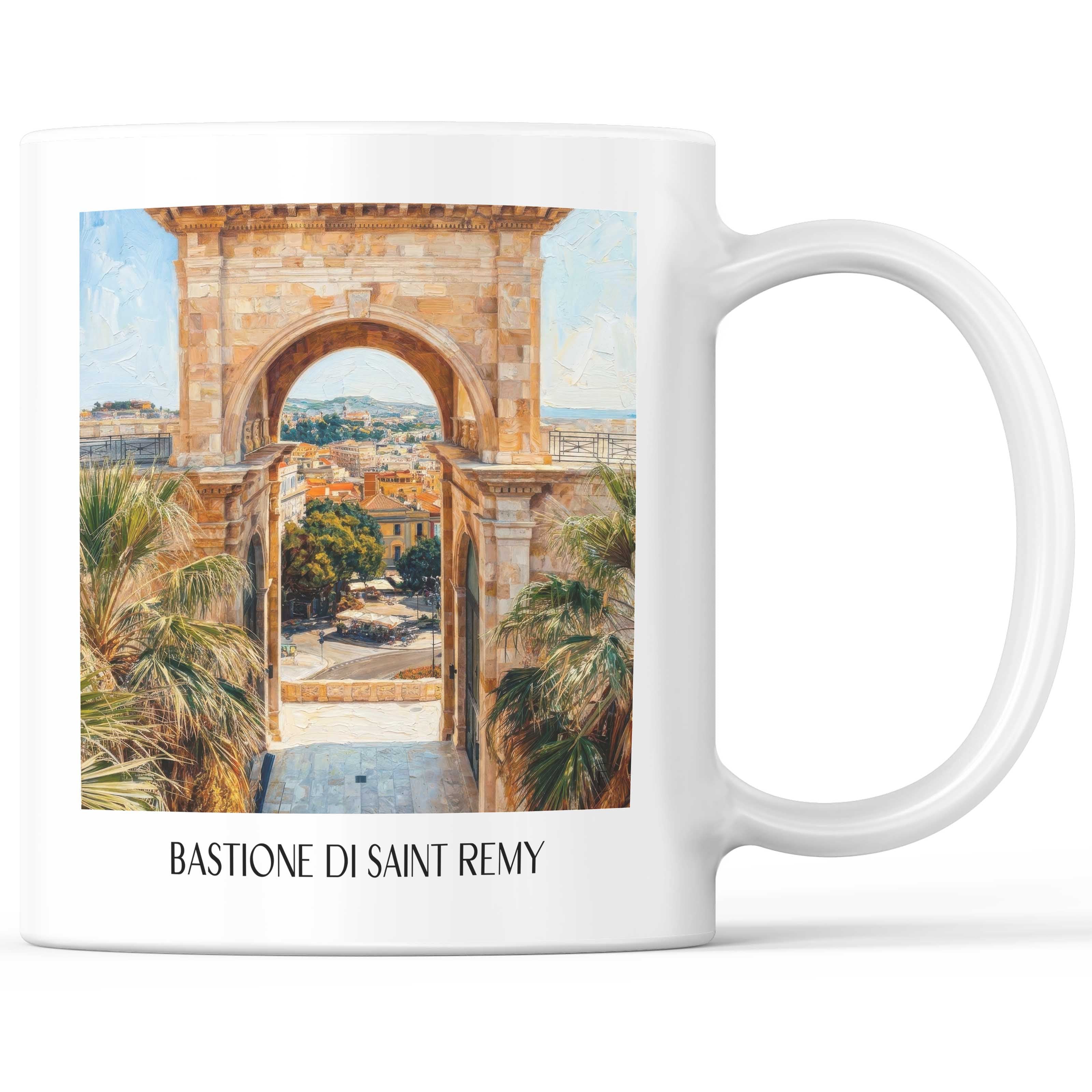 bastione-di-saint-remy-cagliari-italien-kaffeebecher-oil-painting-oelgemaelde