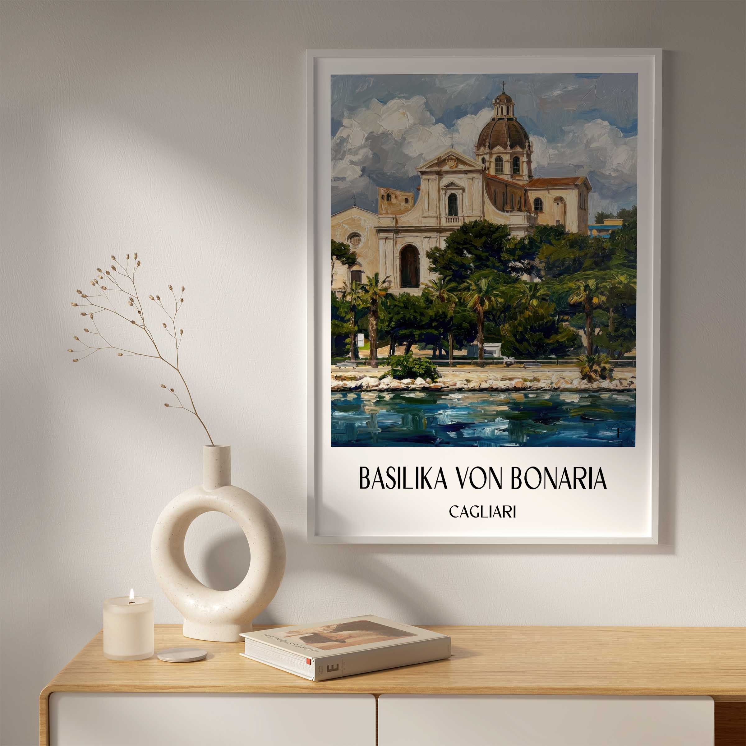 basilika-von-bonaria-cagliari-italien-poster-oil-painting-oelgemaelde