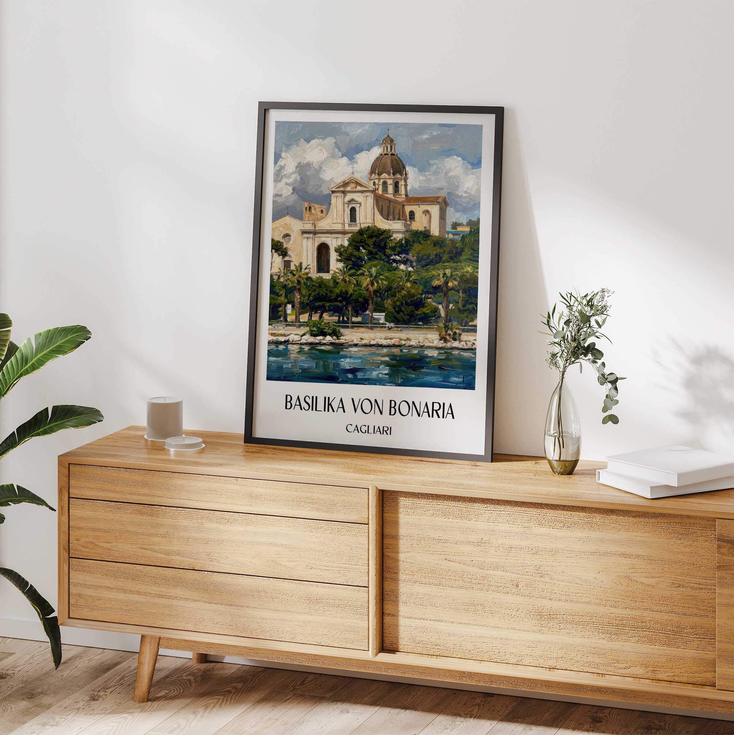 basilika-von-bonaria-cagliari-italien-poster-oil-painting-oelgemaelde