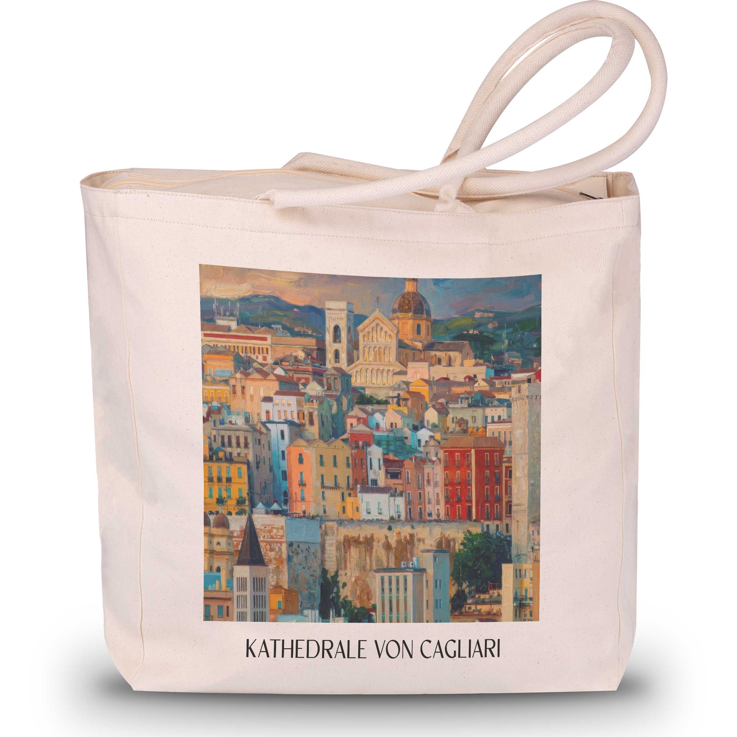 kathedrale-von-cagliari-sardinien-italien-einkaufstasche-oil-painting-oelgemaelde