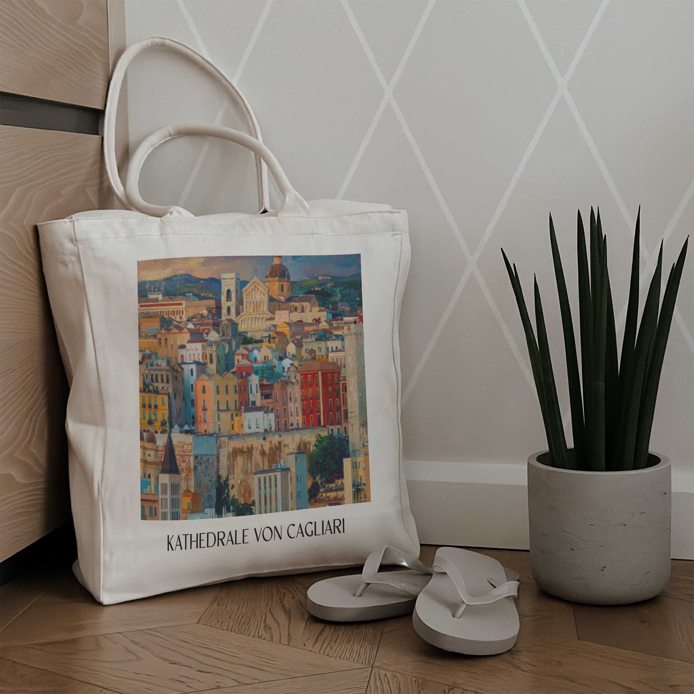 kathedrale-von-cagliari-sardinien-italien-einkaufstasche-oil-painting-oelgemaelde