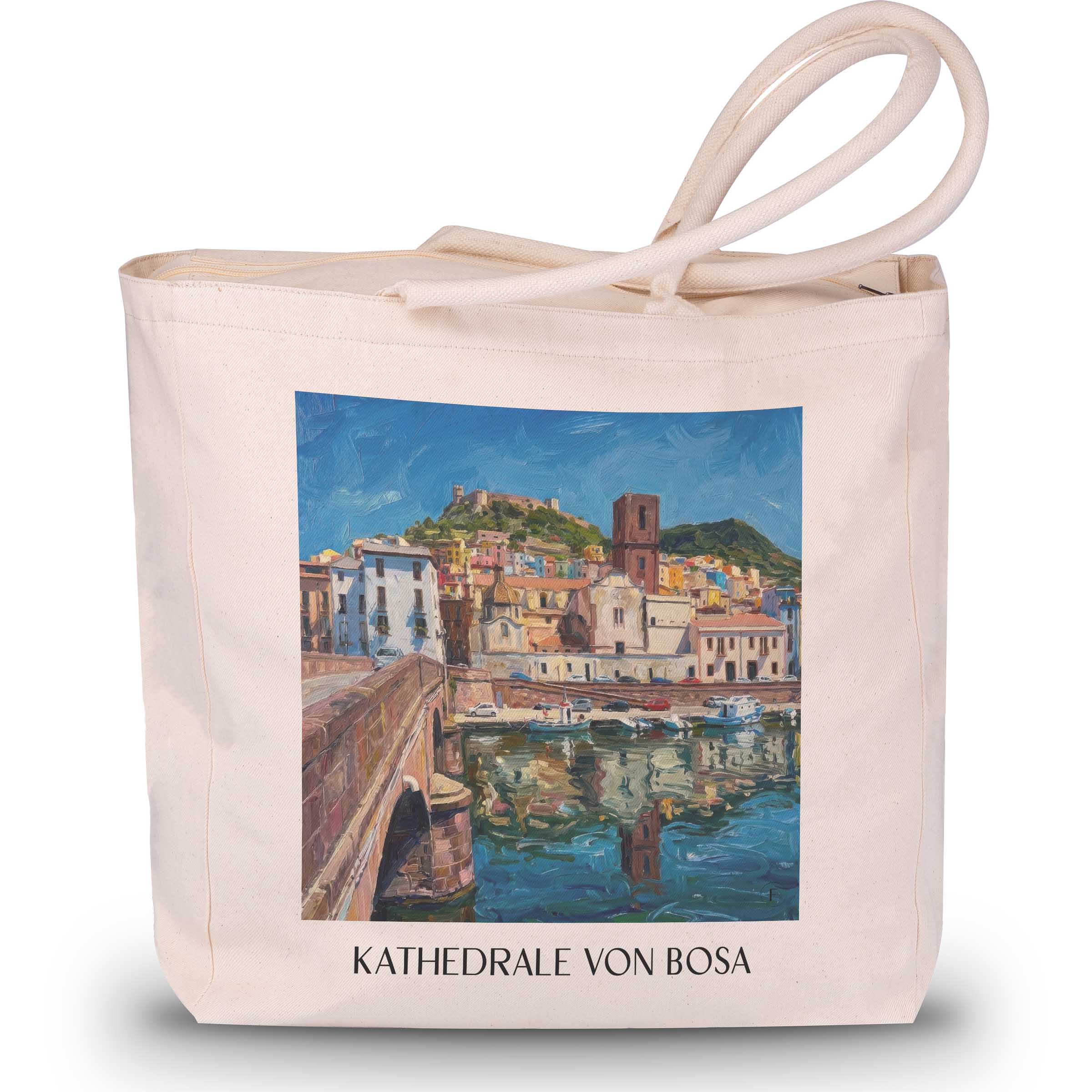 kathedrale-von-bosa-sardinien-italien-einkaufstasche-oil-painting-oelgemaelde