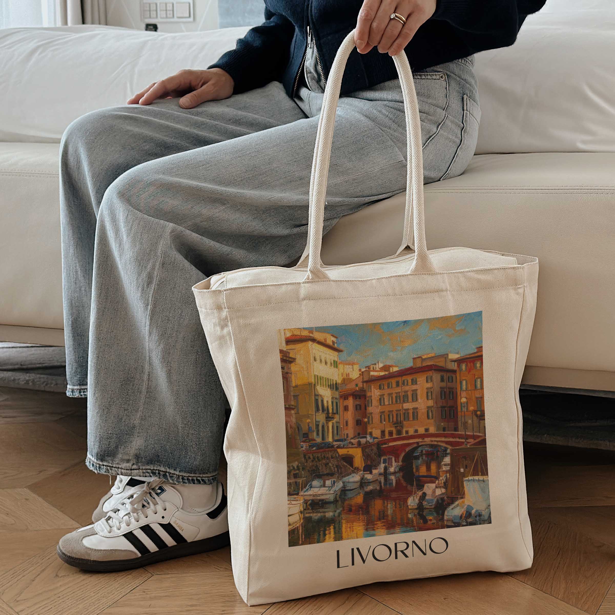 livorno-toskana-italien-einkaufstasche-oil-painting-oelgemaelde