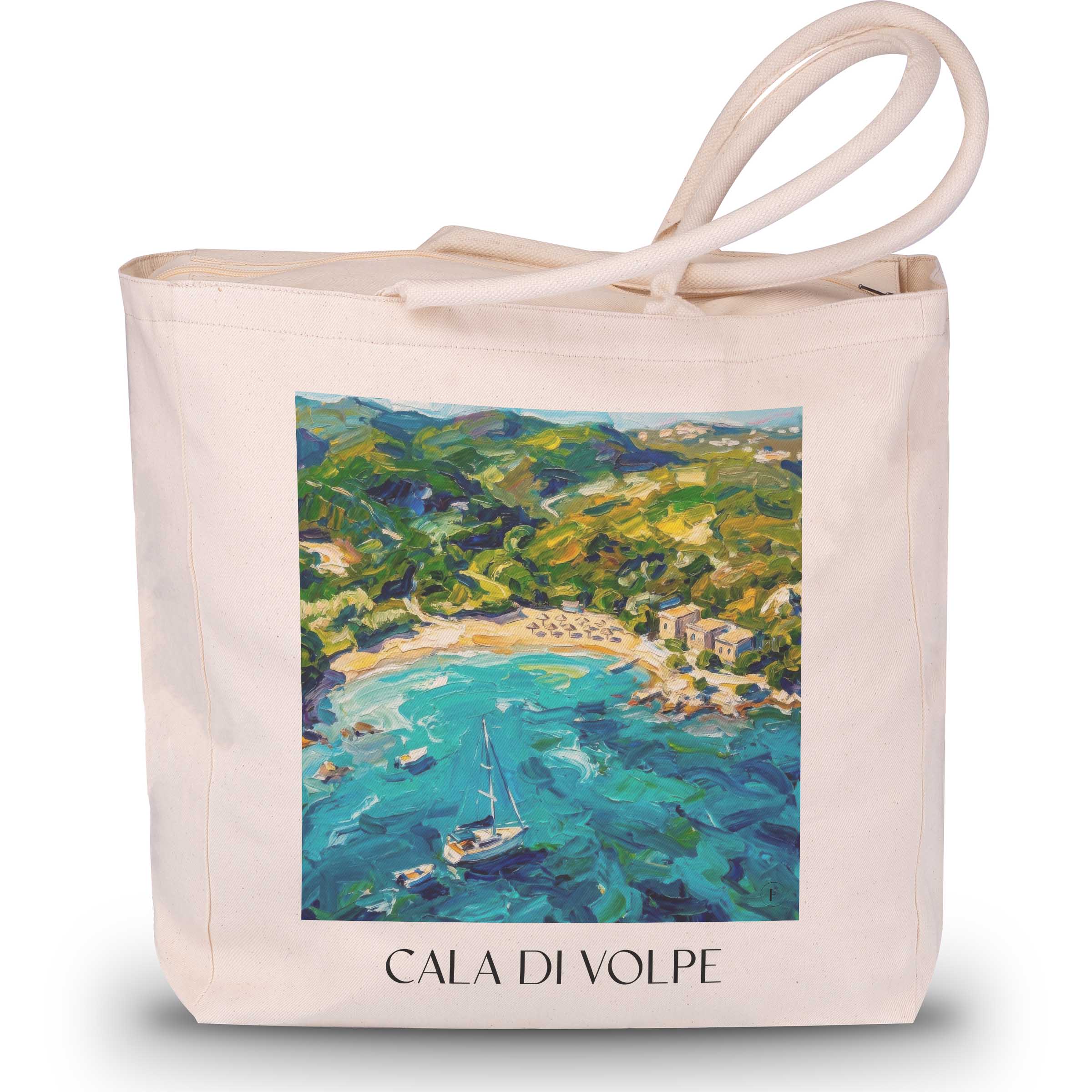 cala-di-volpe-sardinien-italien-einkaufstasche-oil-painting-oelgemaelde