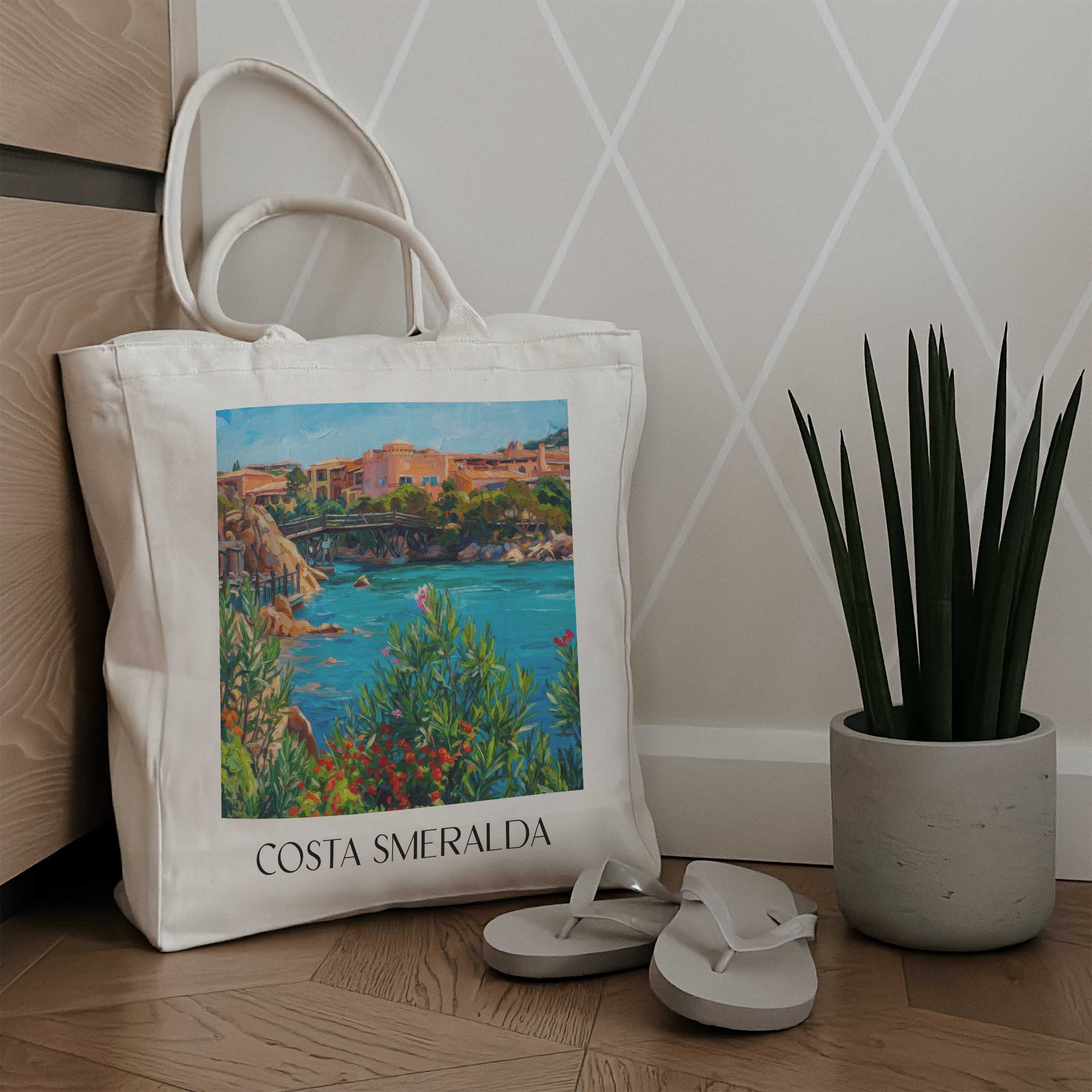 costa-smeralda-porto-cervo-italien-einkaufstasche-oil-painting-oelgemaelde