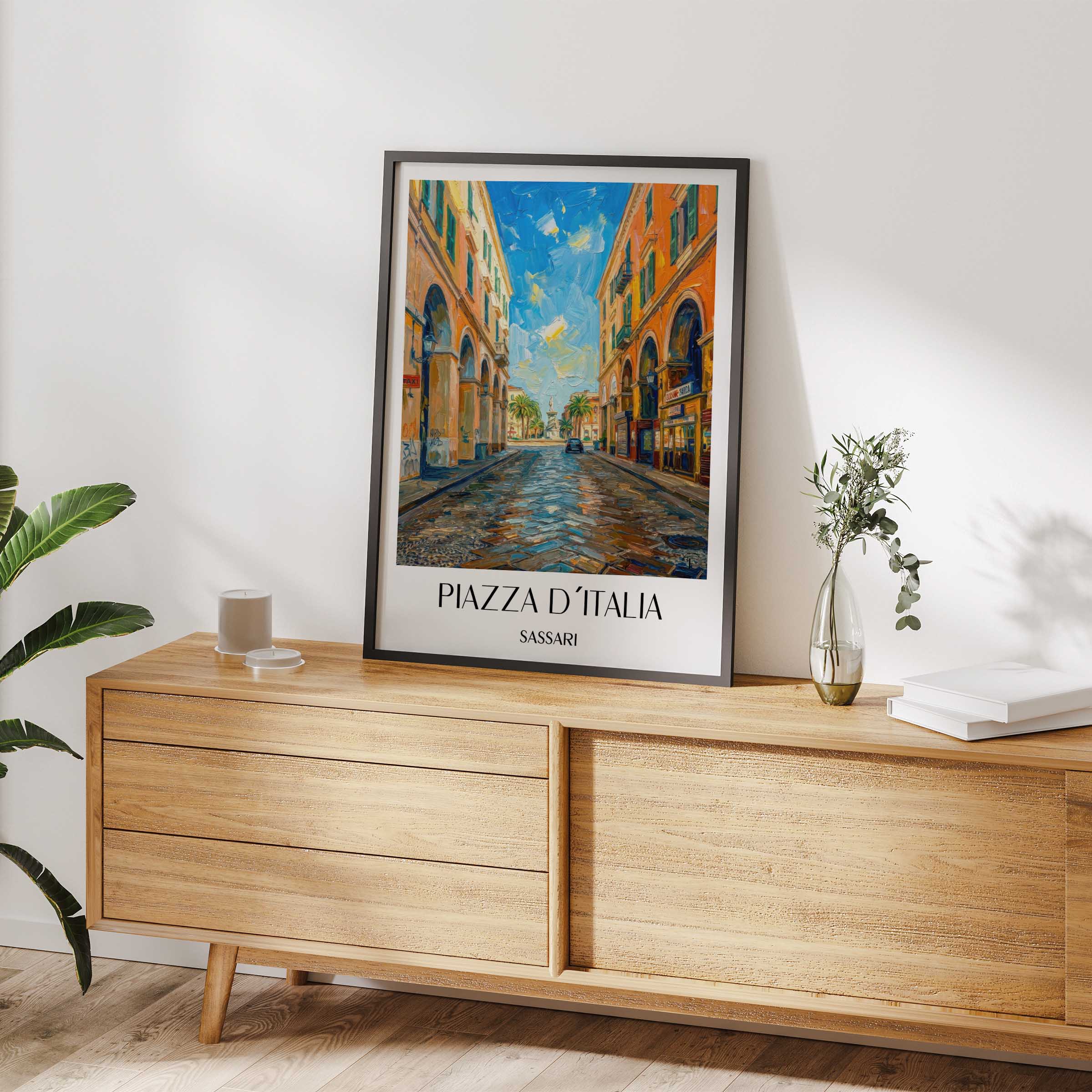 piazza-d´italia-sassari-italien-poster-oil-painting-oelgemaelde