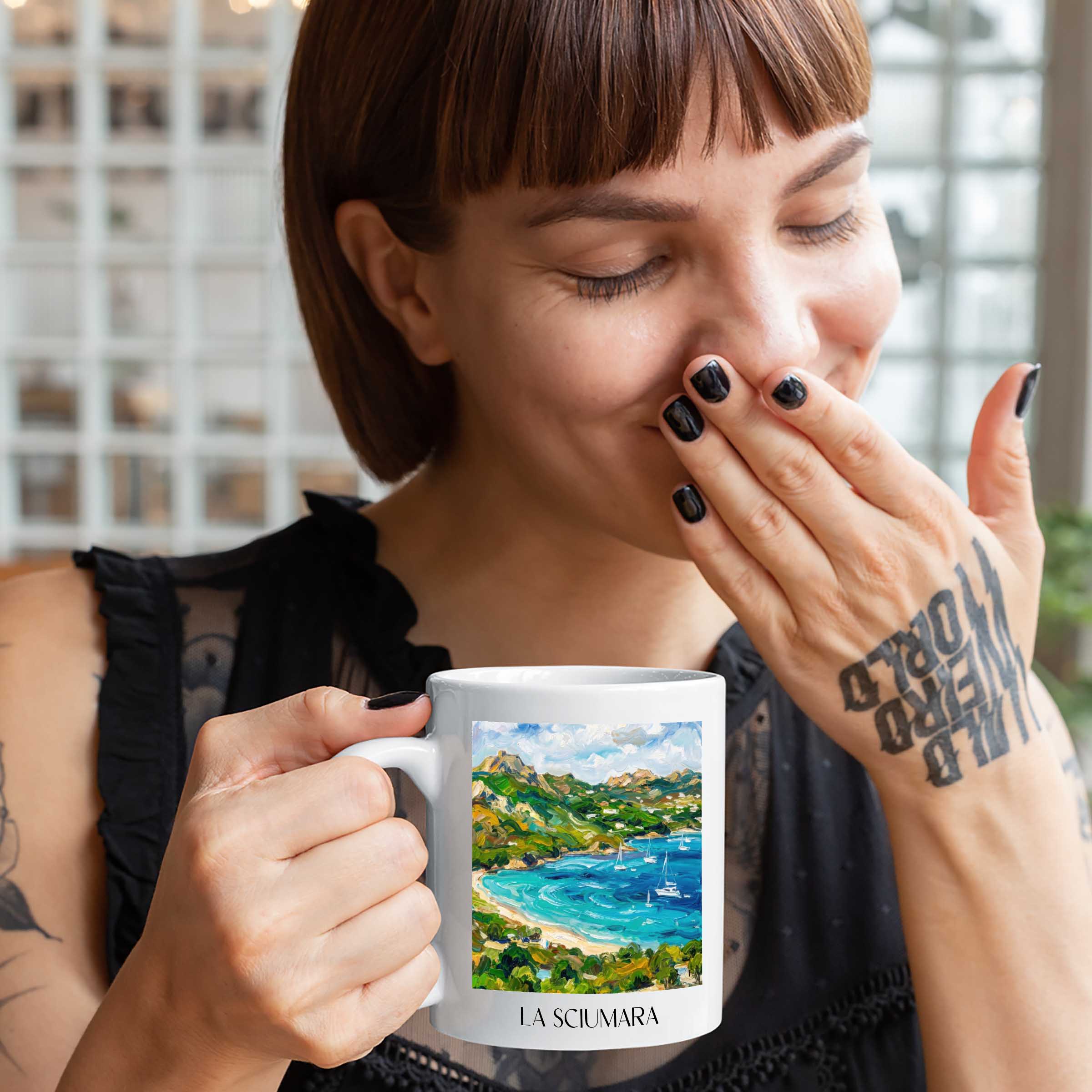 la-sciumara-palau-italien-kaffeebecher-oil-painting-oelgemaelde
