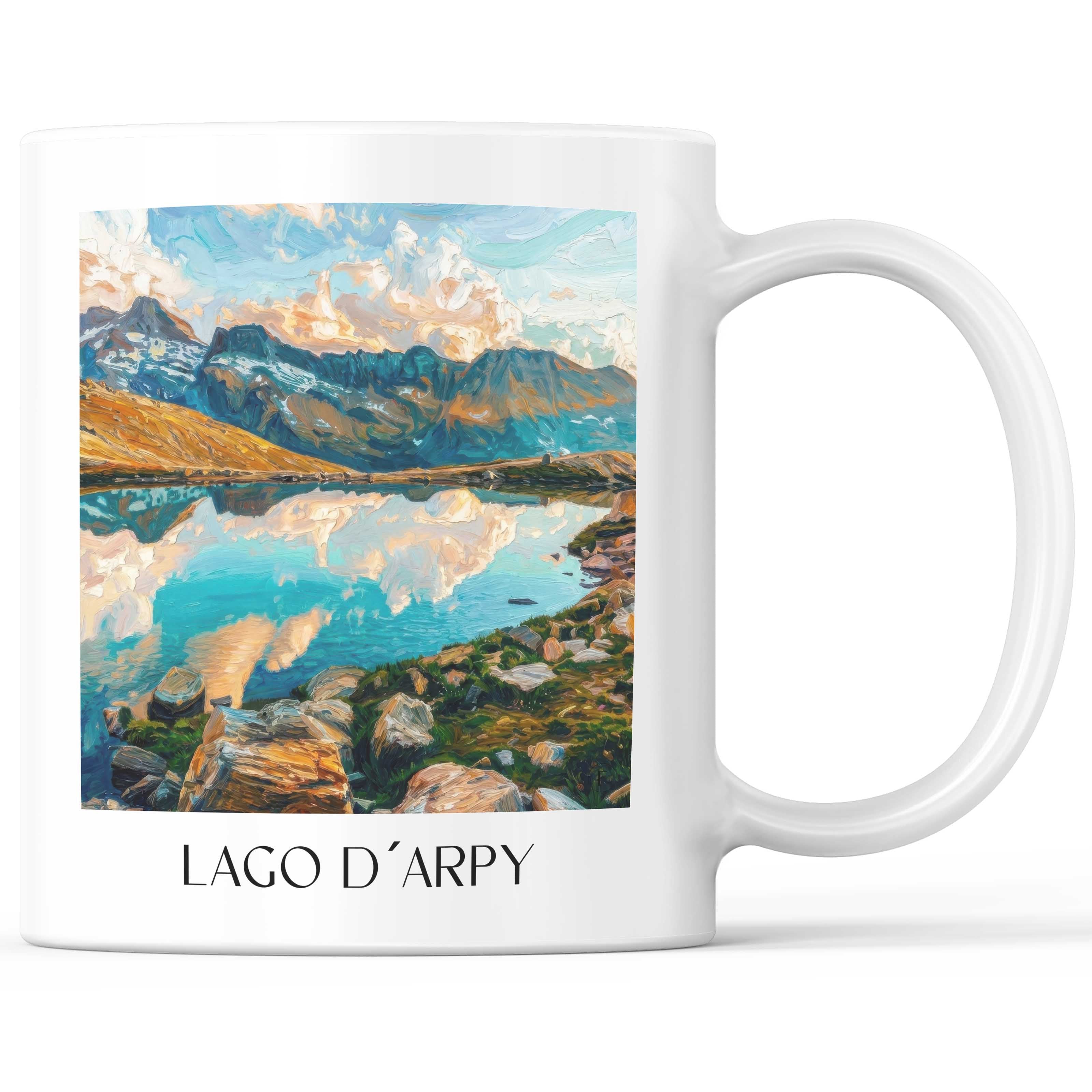 lago-d´arpy-aostatal-italien-kaffeebecher-oil-painting-oelgemaelde