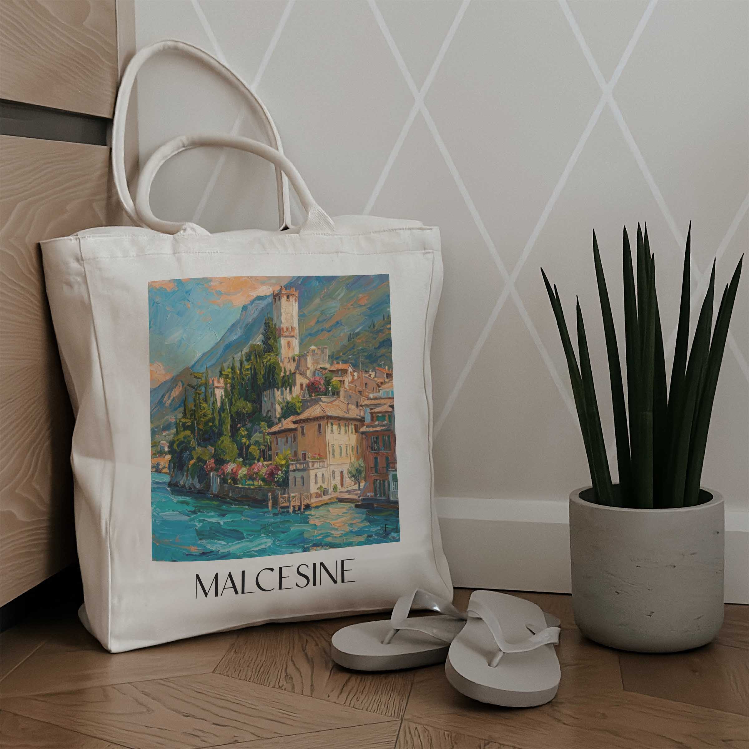 malcesine-venetien-italien-einkaufstasche-oil-painting-oelgemaelde