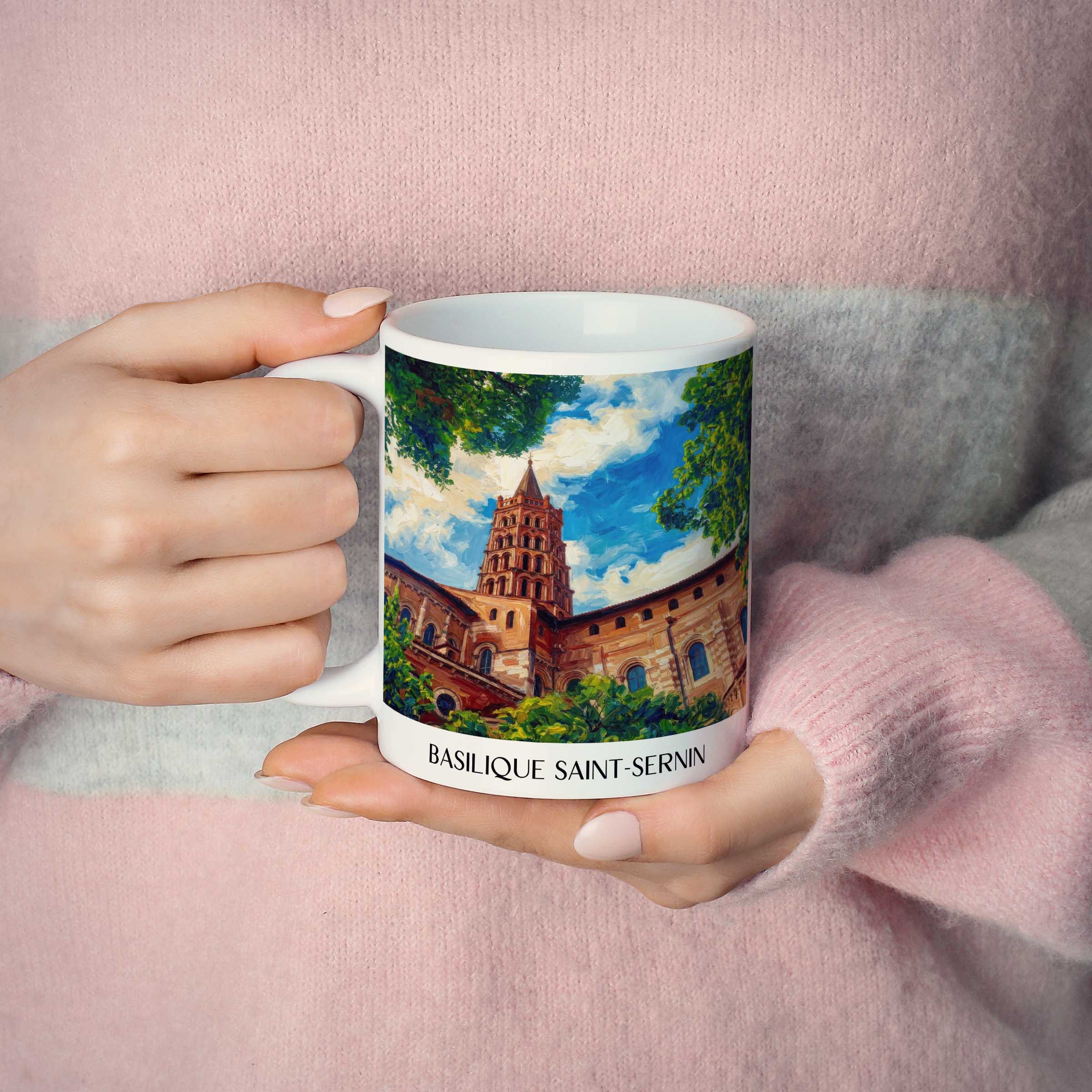 basilique-saint-sernin-toulouse-frankreich-kaffeebecher-oil-painting-oelgemaelde