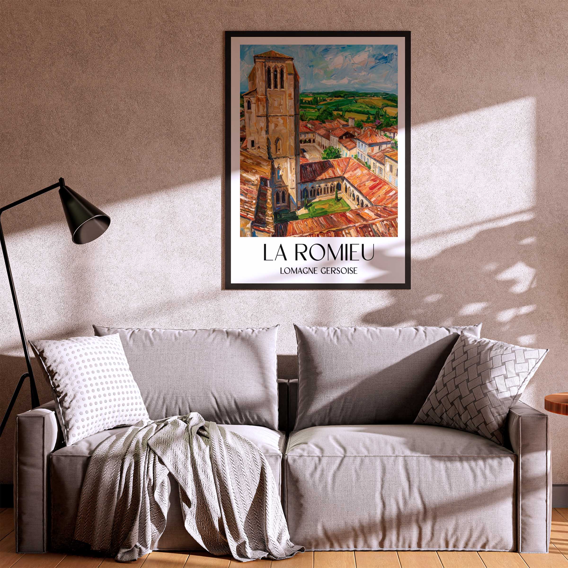 la-romieu-lomagne-gersoise-frankreich-poster-oil-painting-oelgemaelde