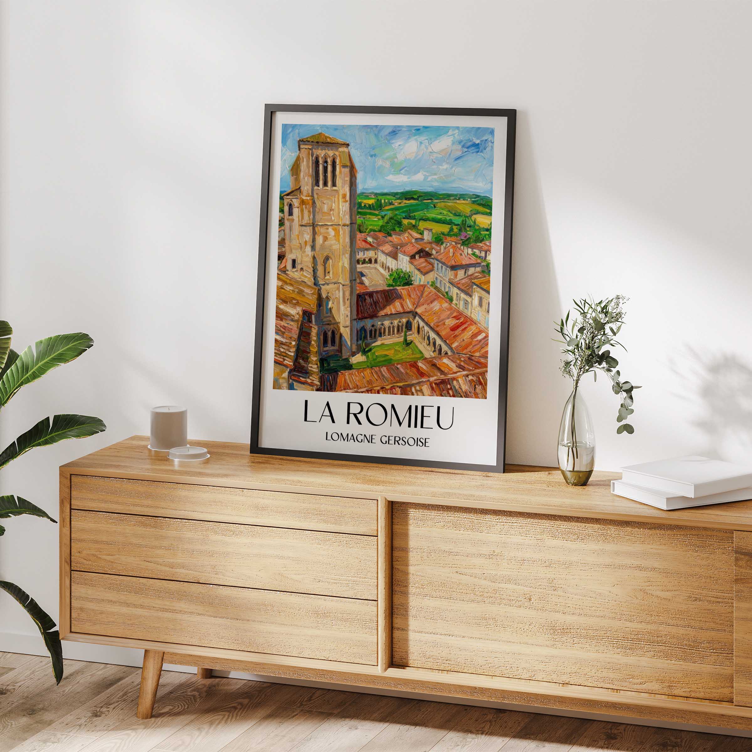 la-romieu-lomagne-gersoise-frankreich-poster-oil-painting-oelgemaelde