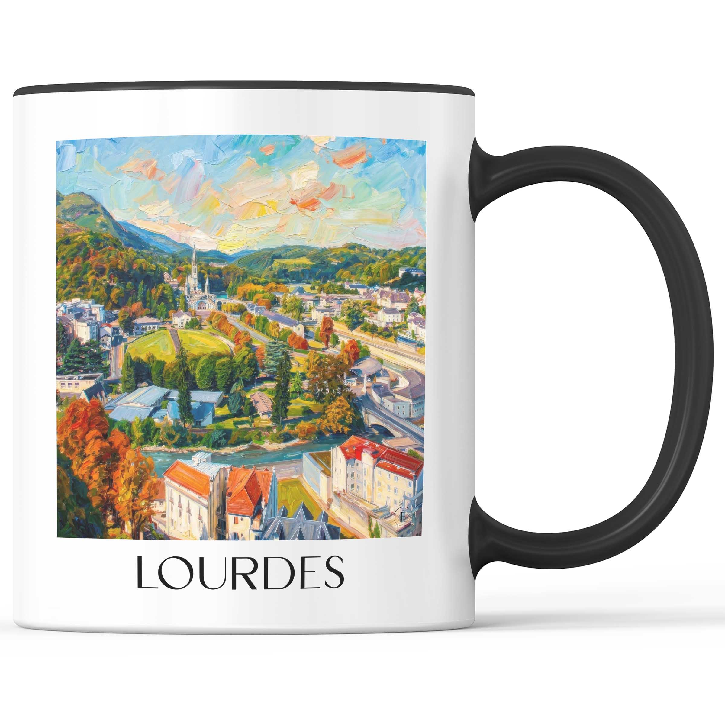 lourdes-pyrénées-frankreich-kaffeebecher-oil-painting-oelgemaelde