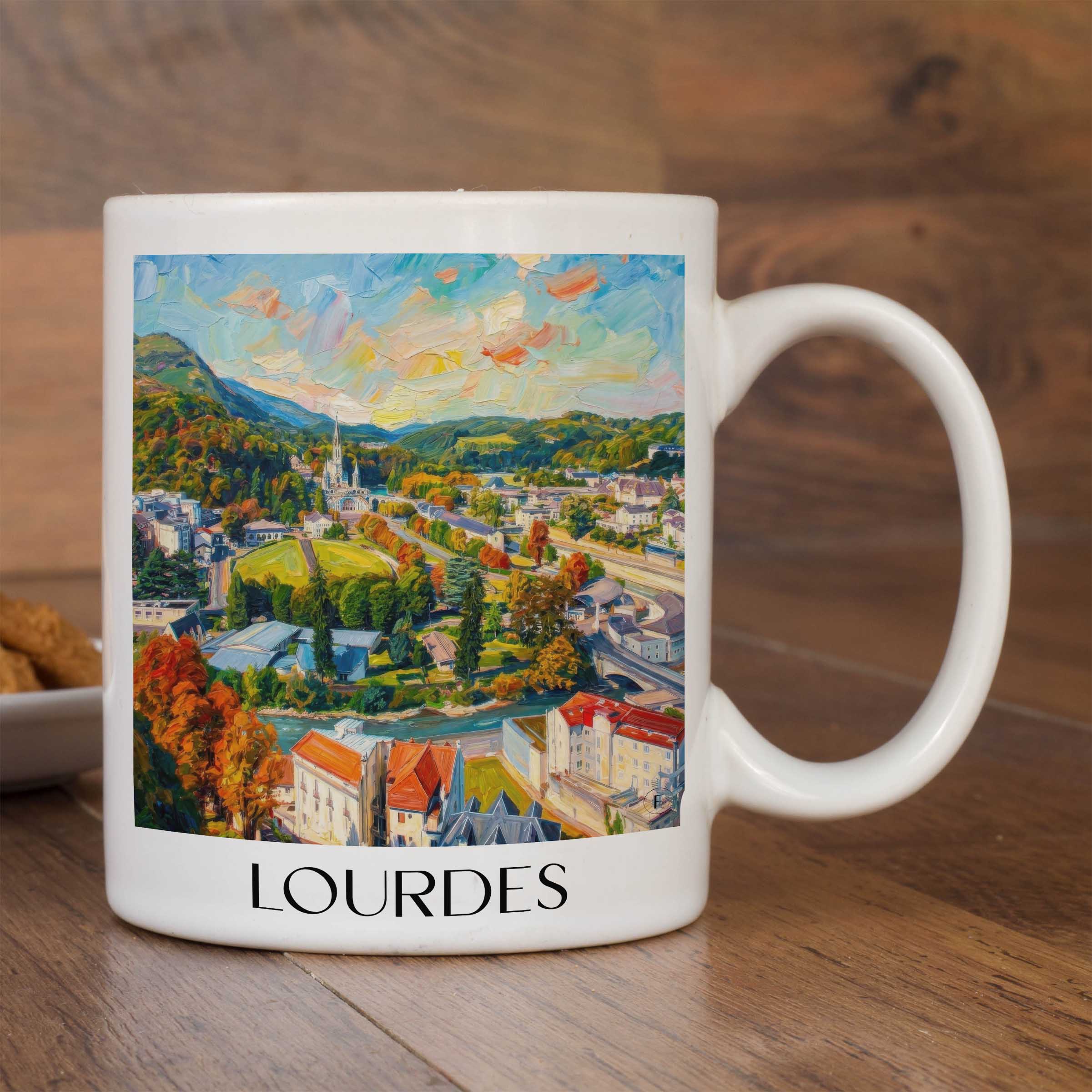 lourdes-pyrénées-frankreich-kaffeebecher-oil-painting-oelgemaelde