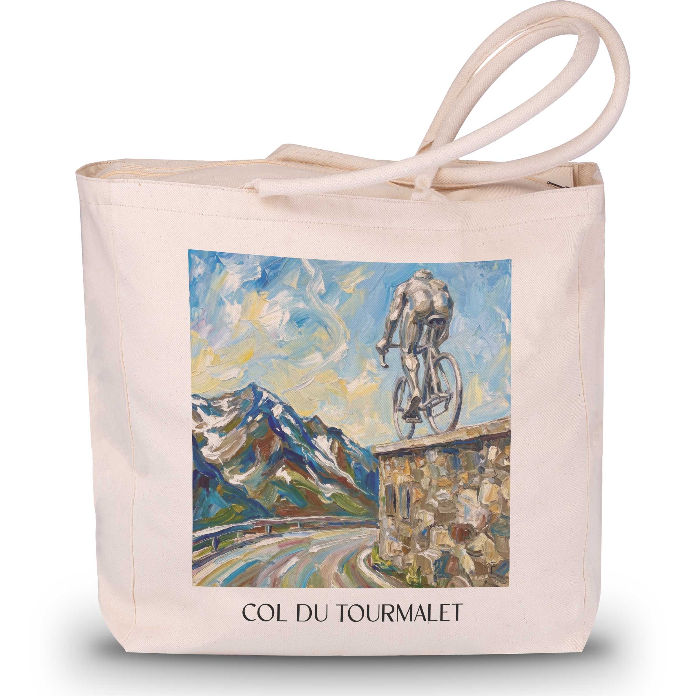 col-du-tourmalet-pyrénées-frankreich-einkaufstasche-oil-painting-oelgemaelde