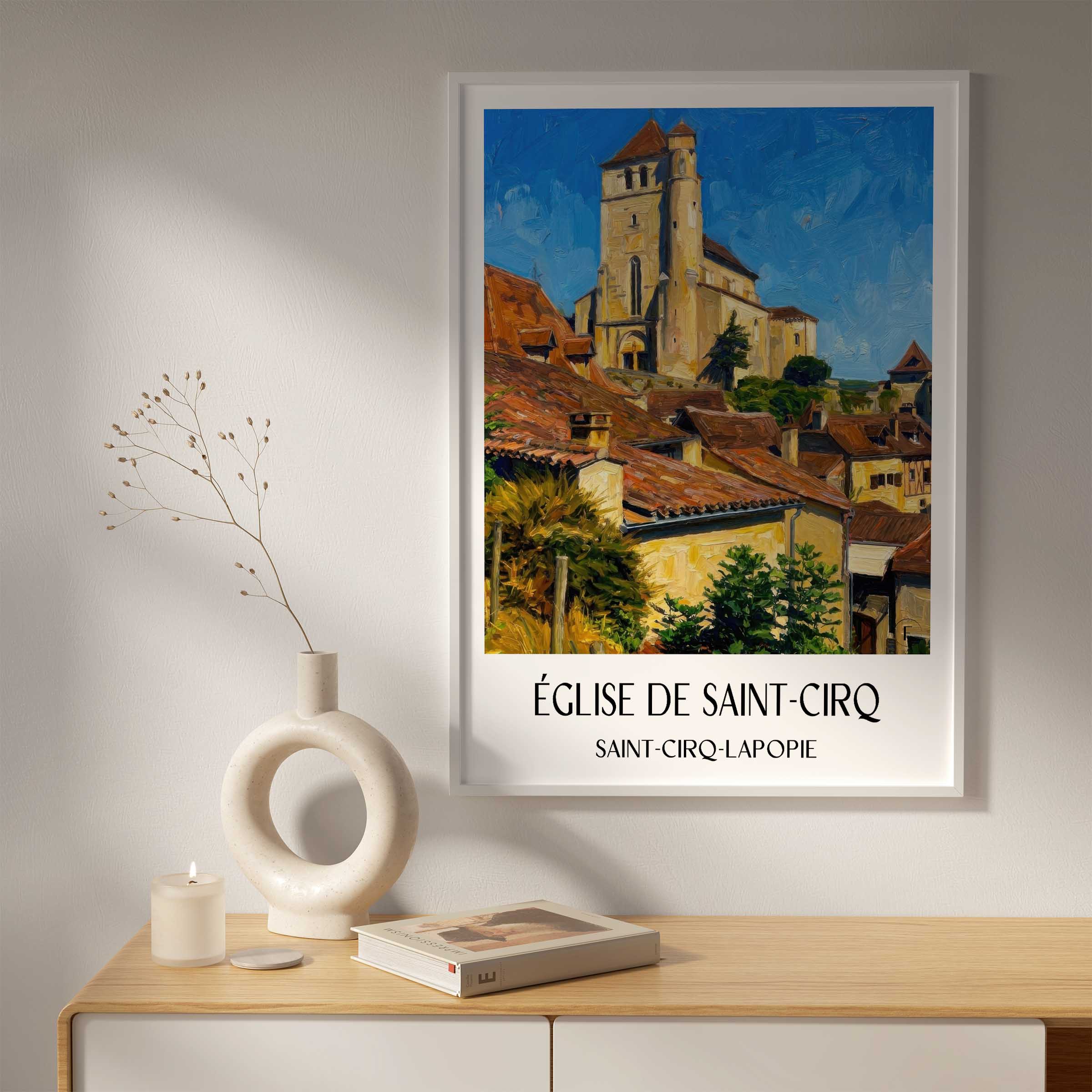 église-de-saint-cirq-saint-cirq-lapopie-frankreich-poster-oil-painting-oelgemaelde