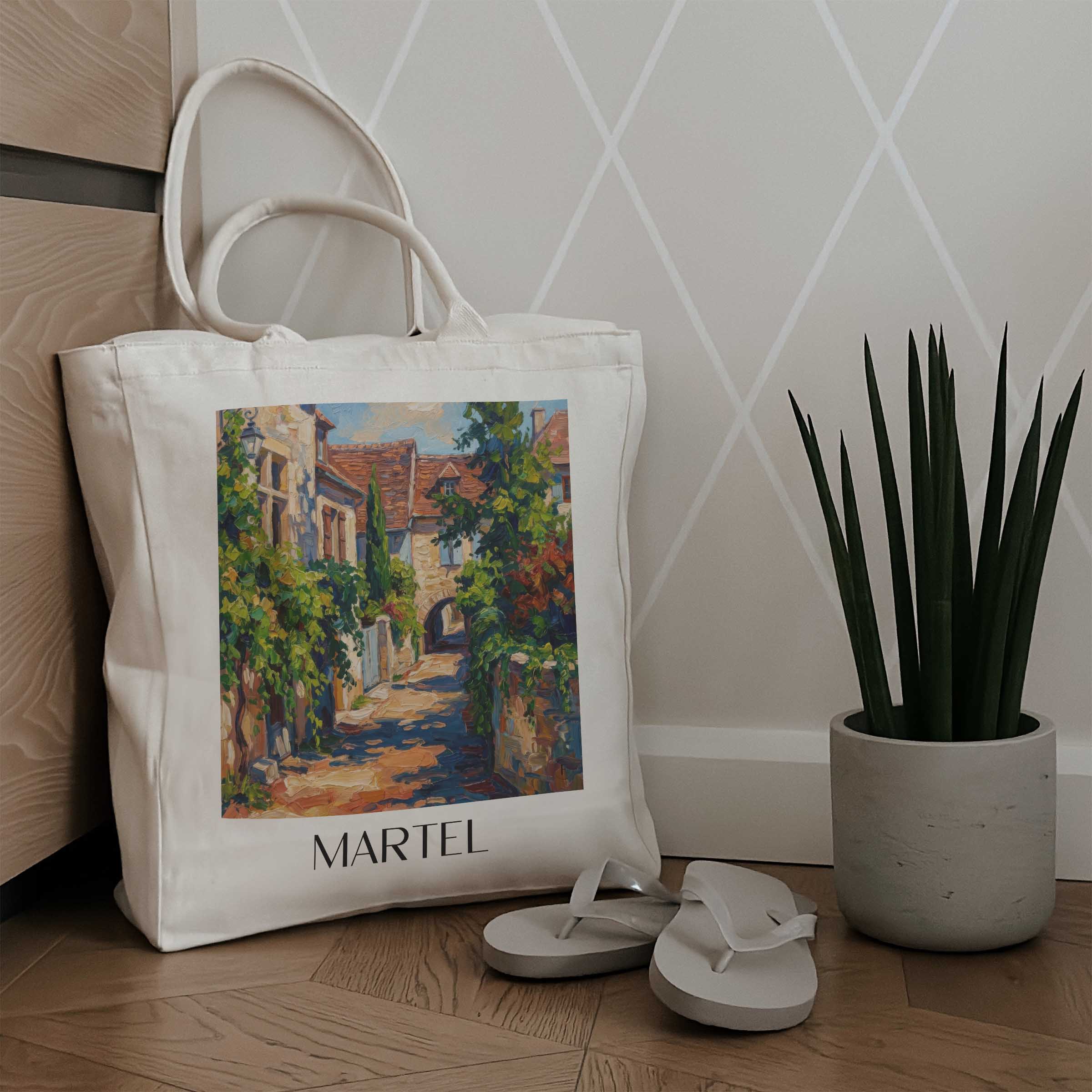 martel-vallée-de-la-dordogne-frankreich-einkaufstasche-oil-painting-oelgemaelde
