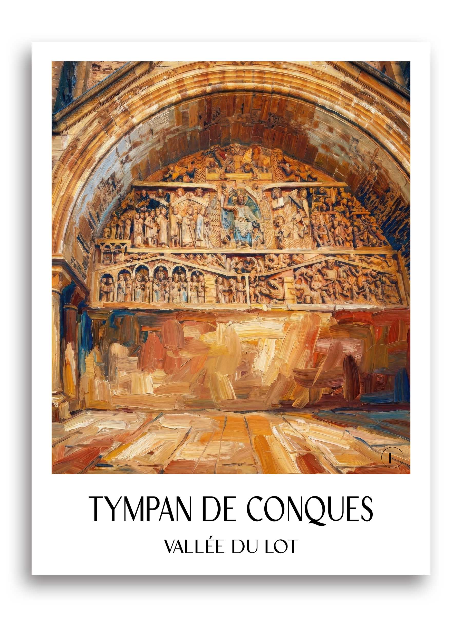 tympan-de-conques-vallée-du-lot-frankreich-poster-oil-painting-oelgemaelde