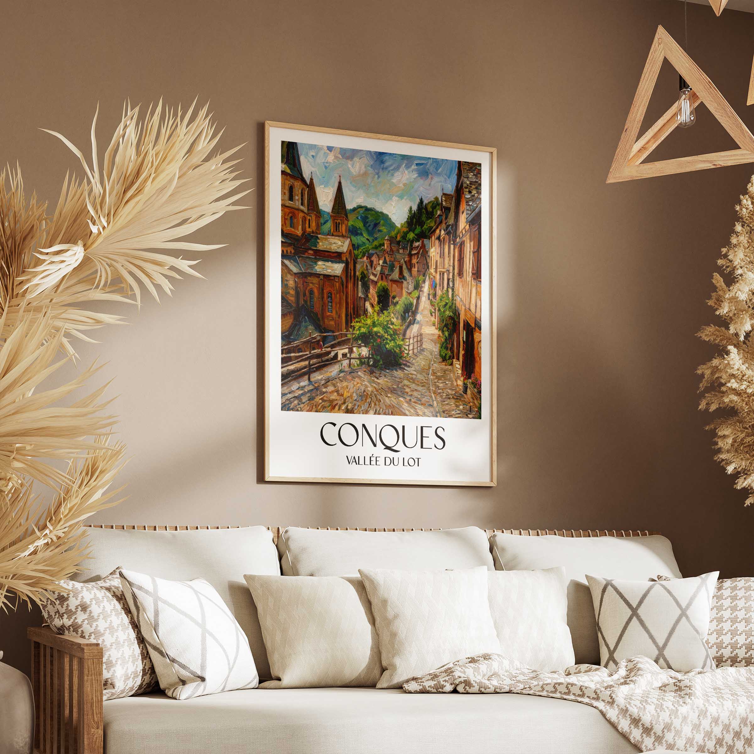 conques-vallée-du-lot-frankreich-poster-oil-painting-oelgemaelde