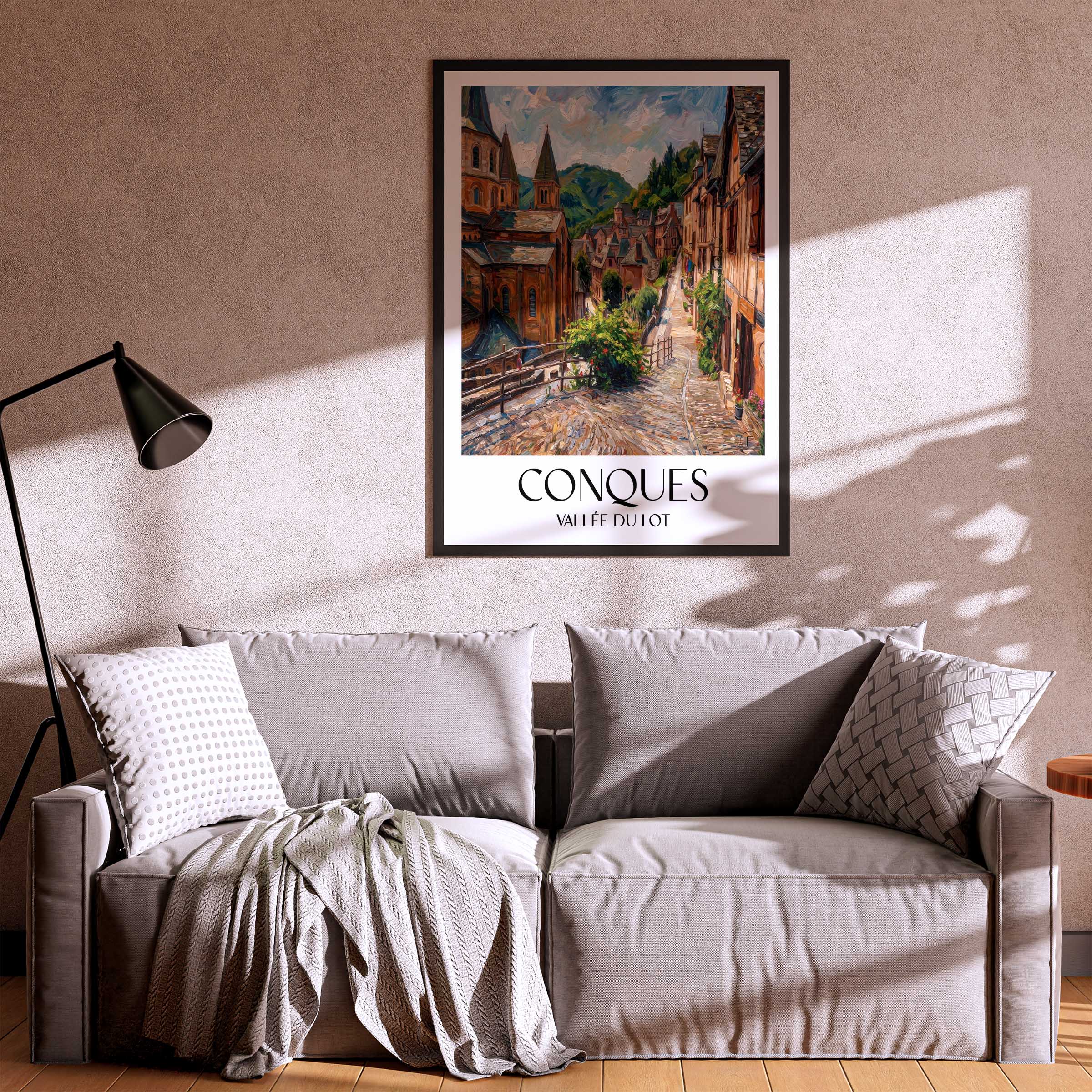 conques-vallée-du-lot-frankreich-poster-oil-painting-oelgemaelde