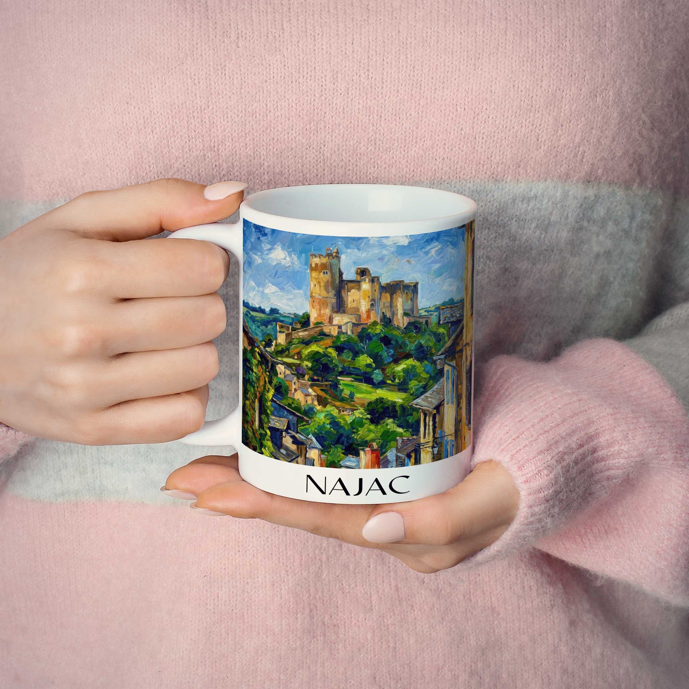 najac-vallée-de-l'aveyron-frankreich-kaffeebecher-oil-painting-oelgemaelde