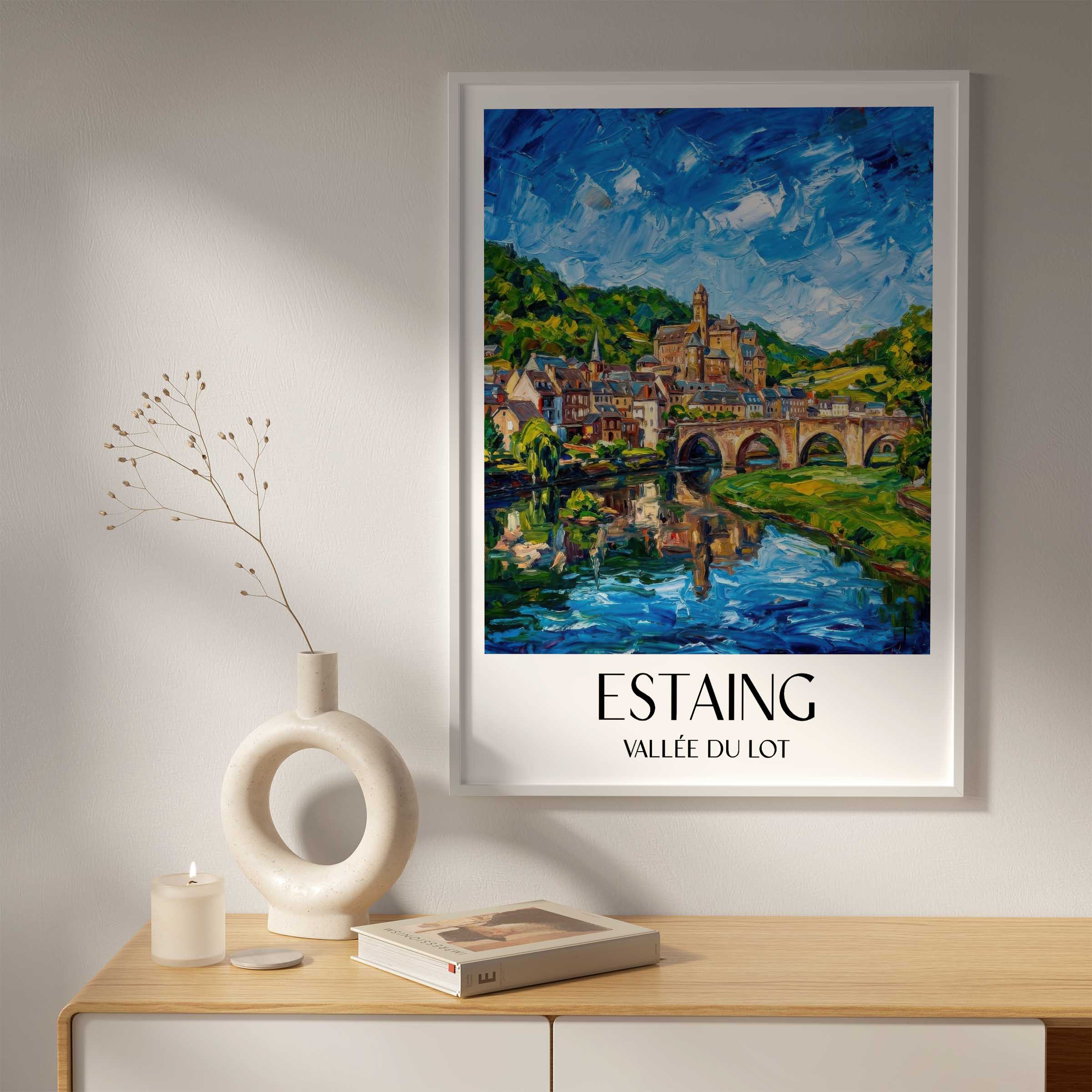 estaing-vallée-du-lot-frankreich-poster-oil-painting-oelgemaelde