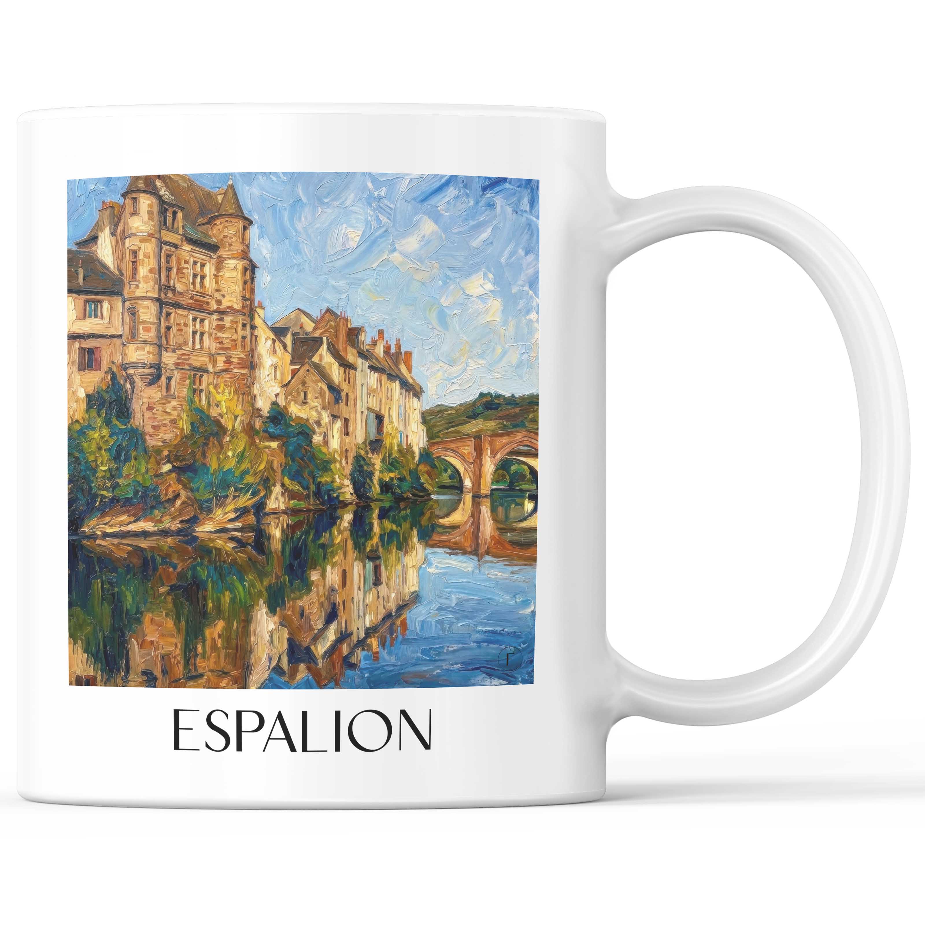 espalion-vallée-du-lot-frankreich-kaffeebecher-oil-painting-oelgemaelde