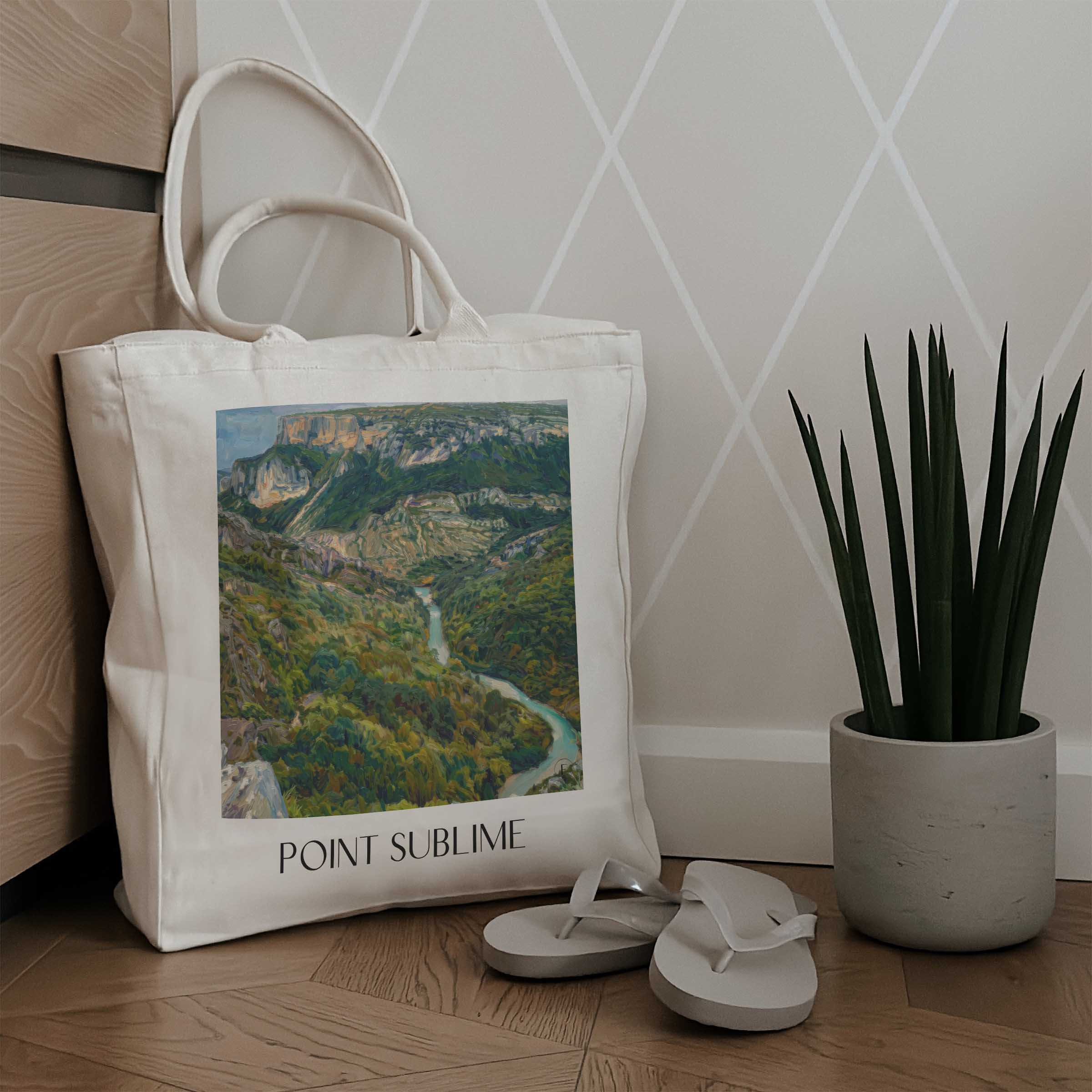 point-sublime-gorges-du-tarn-frankreich-einkaufstasche-oil-painting-oelgemaelde