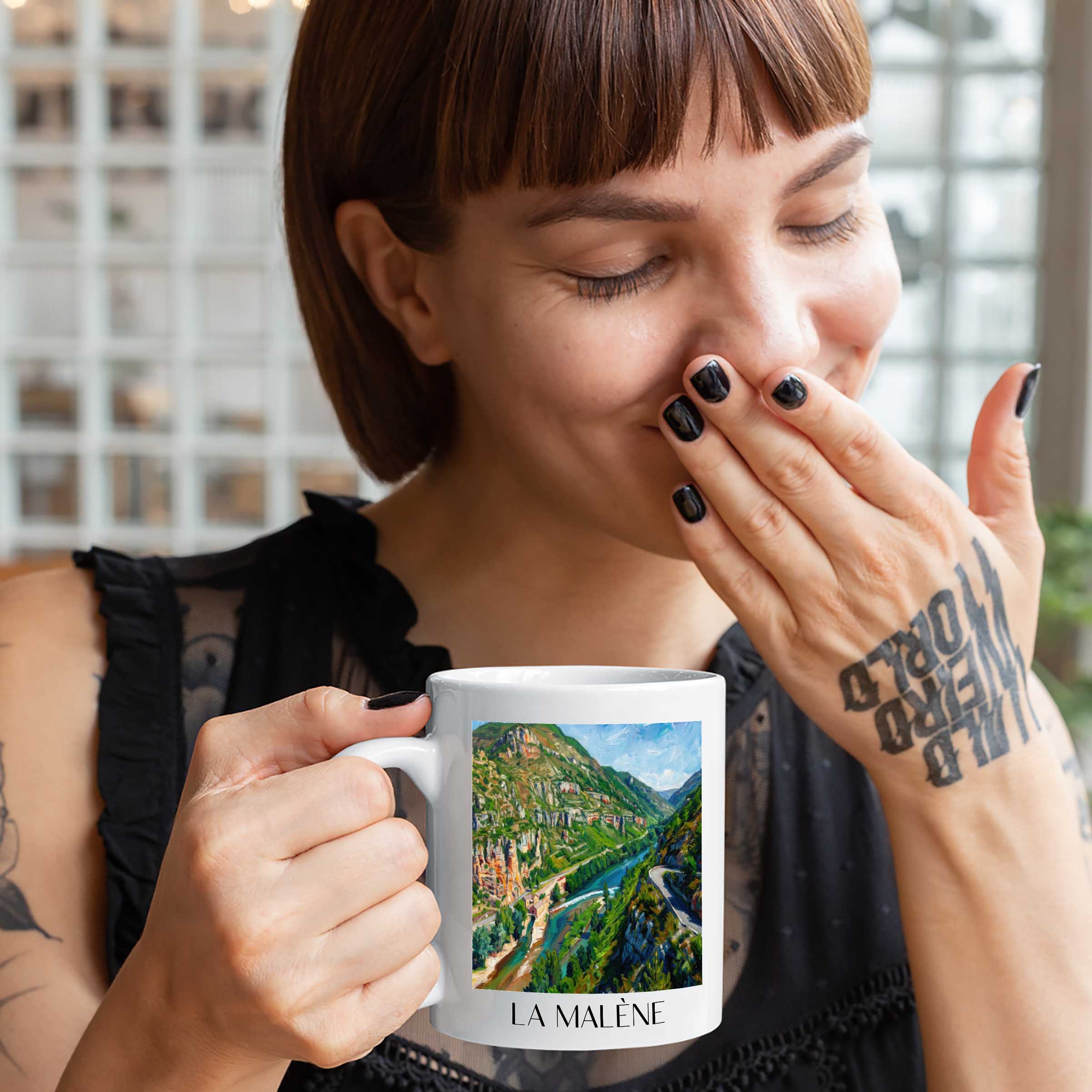 la-malène-gorges-du-tarn-frankreich-kaffeebecher-oil-painting-oelgemaelde