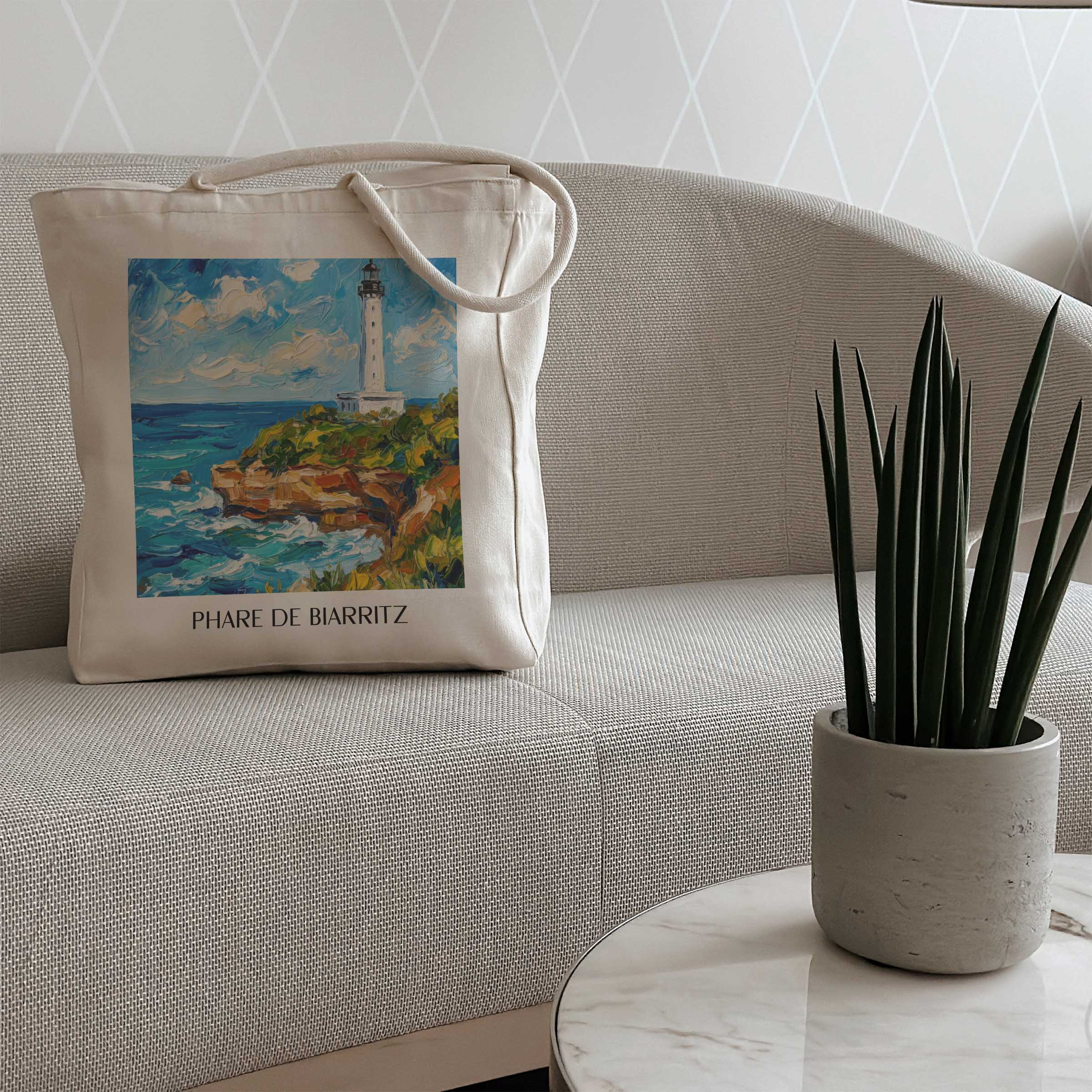 phare-de-biarritz-pays-basque-frankreich-einkaufstasche-oil-painting-oelgemaelde