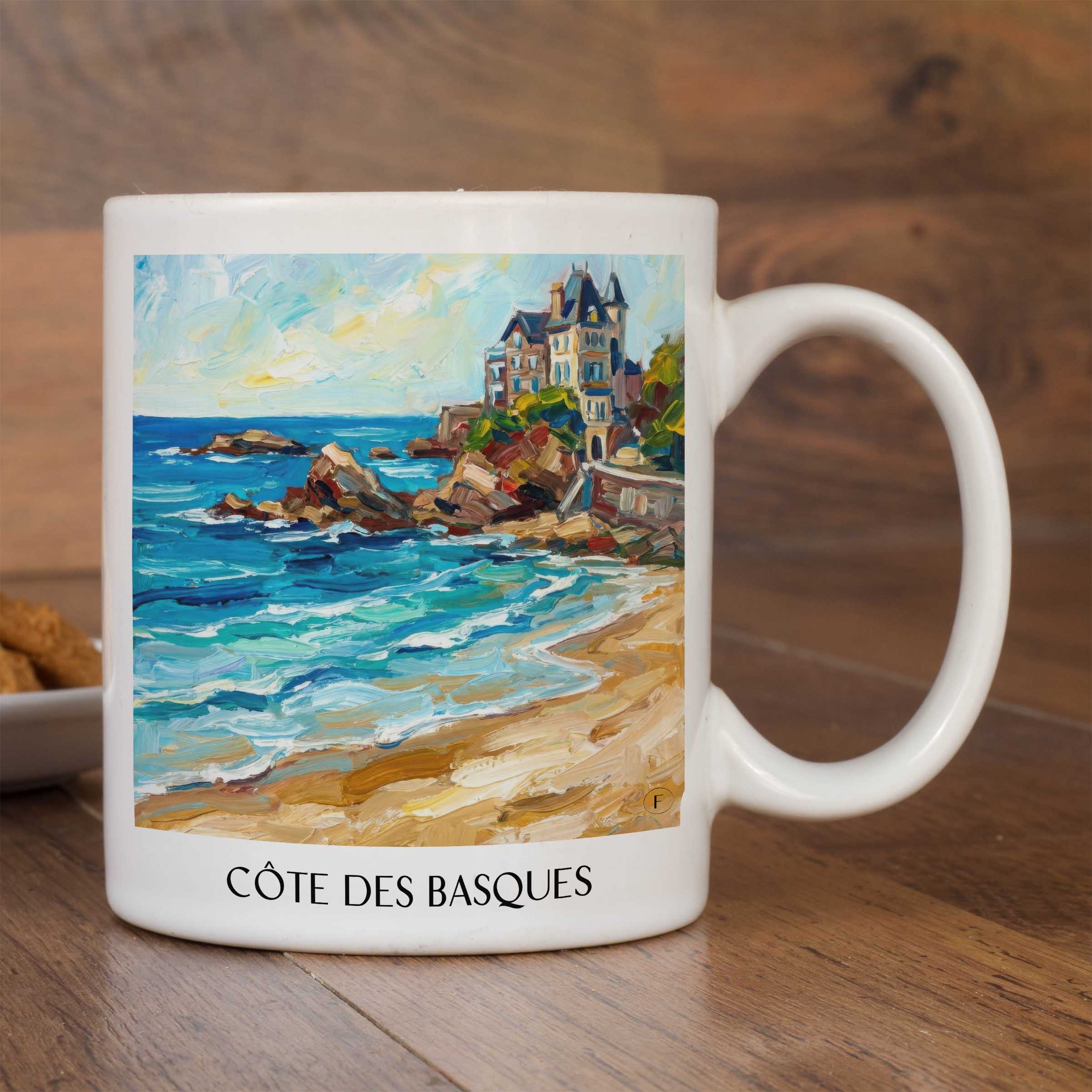 côte-des-basques-biarritz-frankreich-kaffeebecher-oil-painting-oelgemaelde
