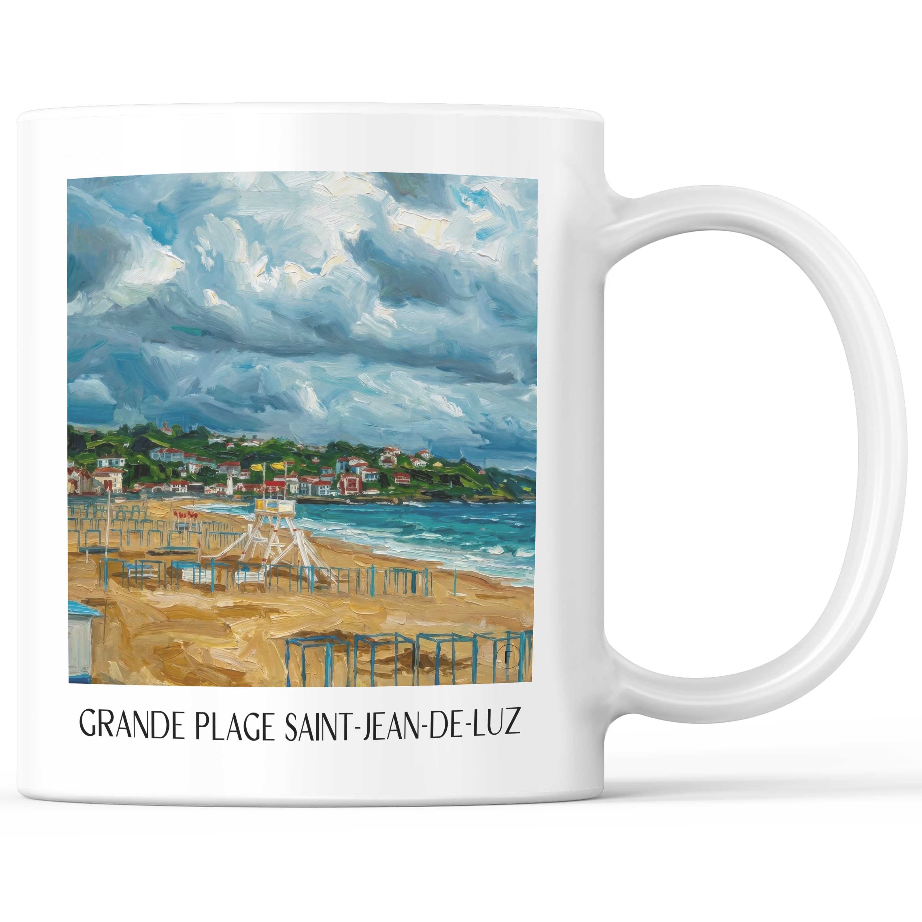 grande-plage-saint-jean-de-luz-pays-basque-frankreich-kaffeebecher-oil-painting-oelgemaelde