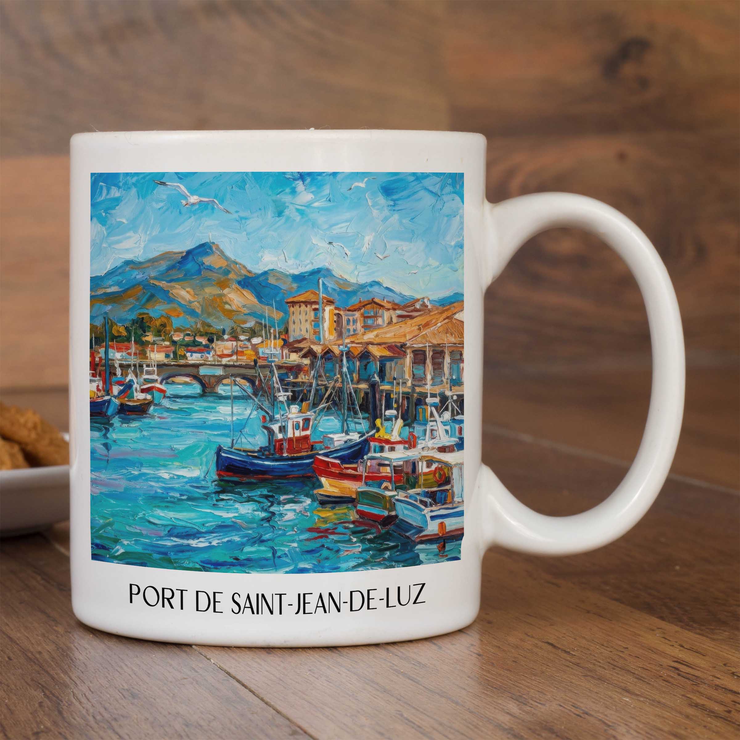 port-de-saint-jean-de-luz-pays-basque-frankreich-kaffeebecher-oil-painting-oelgemaelde