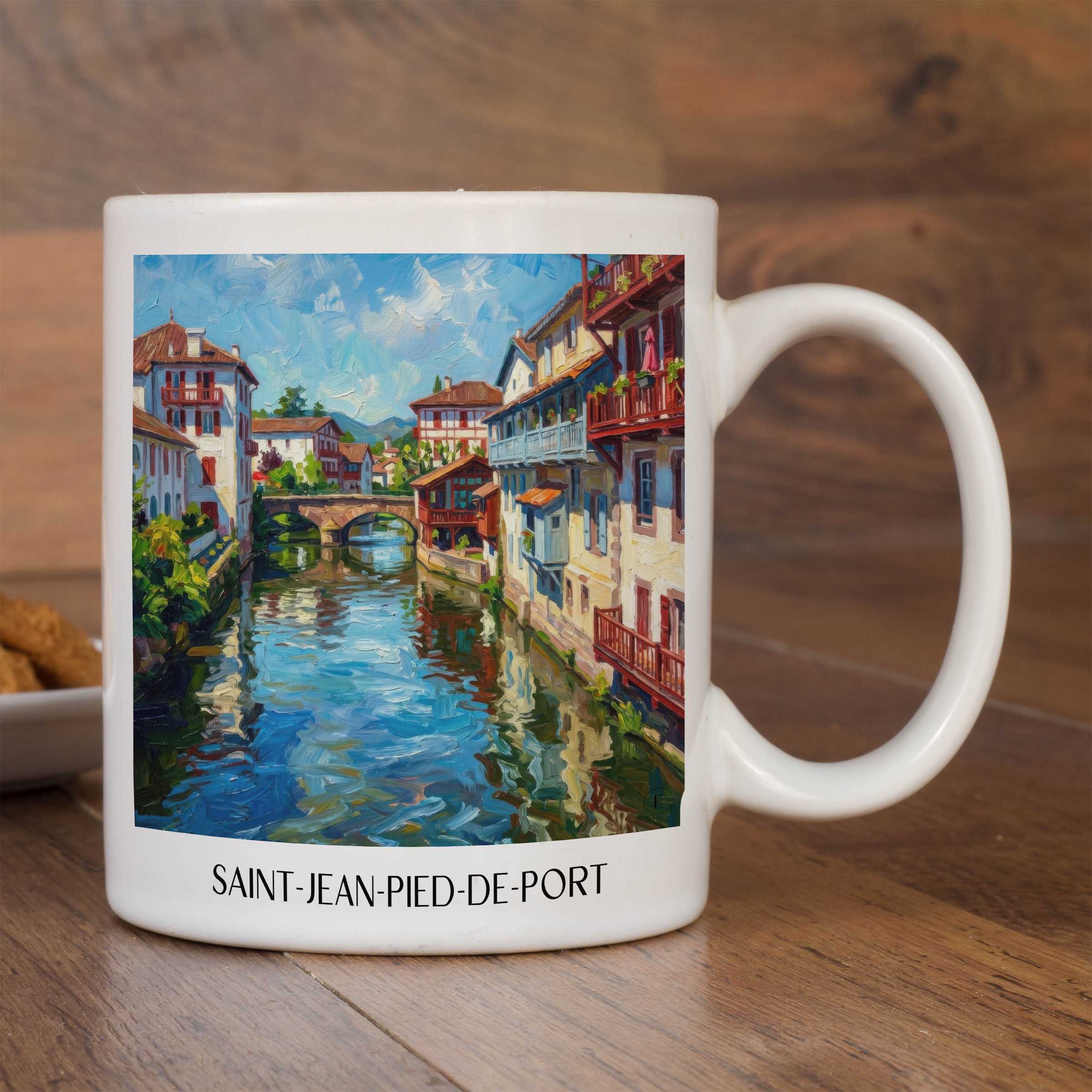 saint-jean-pied-de-port-pays-basque-frankreich-kaffeebecher-oil-painting-oelgemaelde