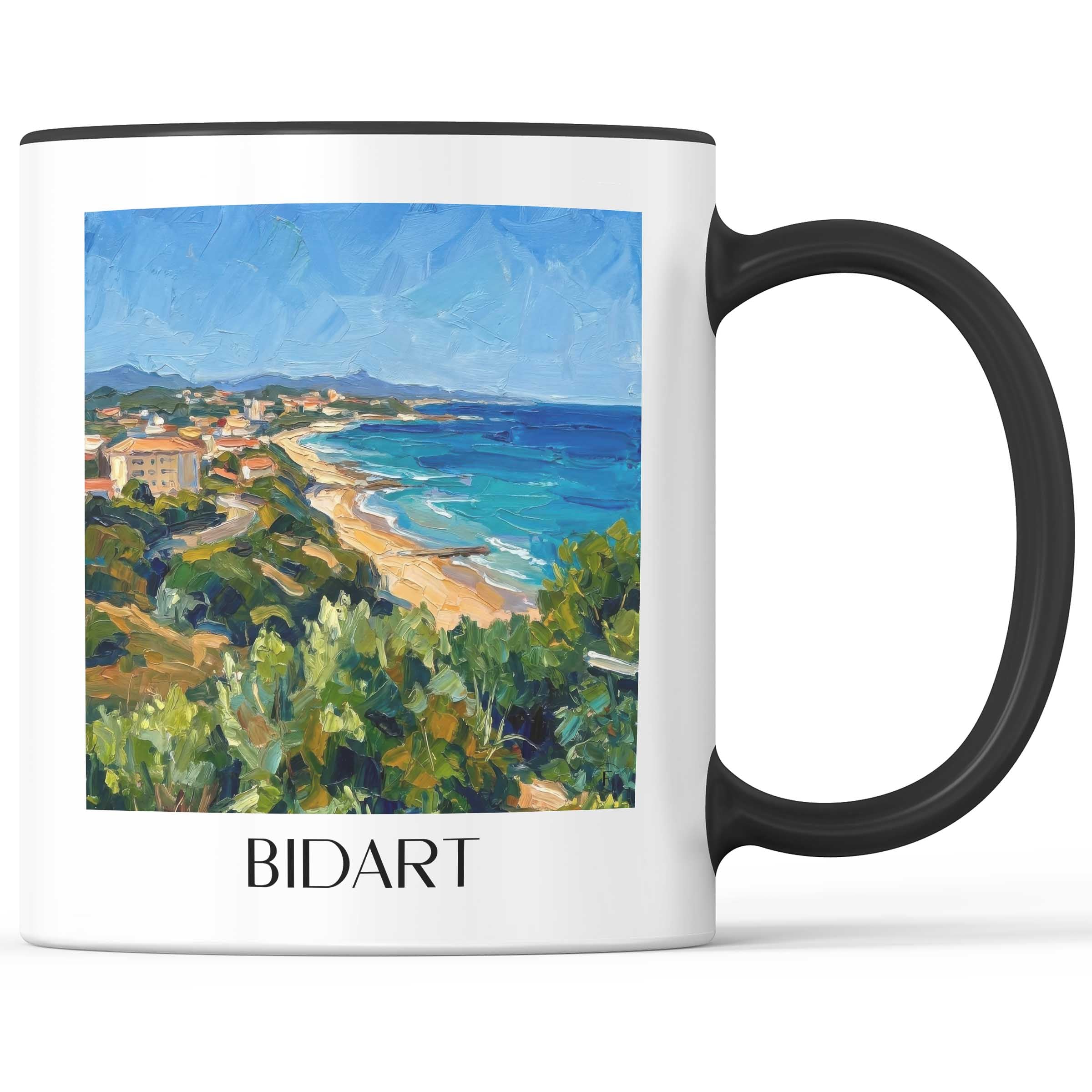 bidart-pays-basque-frankreich-kaffeebecher-oil-painting-oelgemaelde