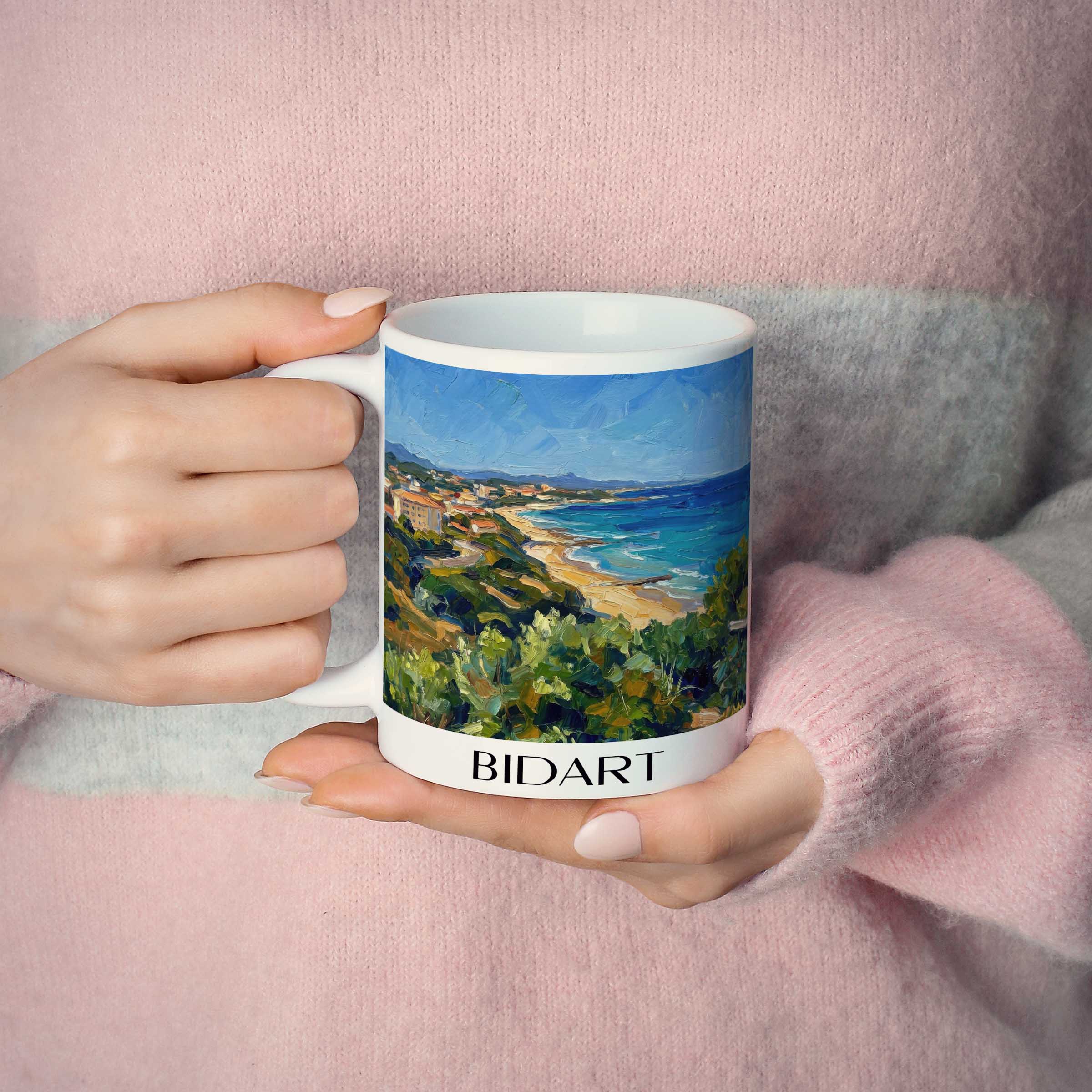 bidart-pays-basque-frankreich-kaffeebecher-oil-painting-oelgemaelde