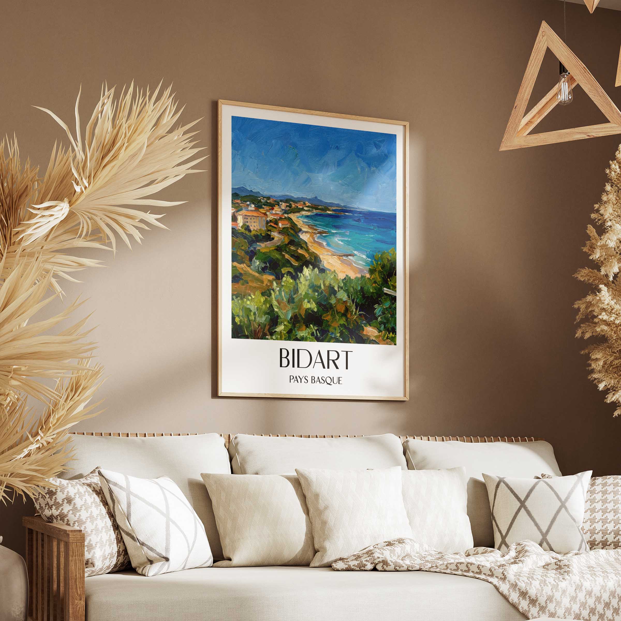 bidart-pays-basque-frankreich-poster-oil-painting-oelgemaelde