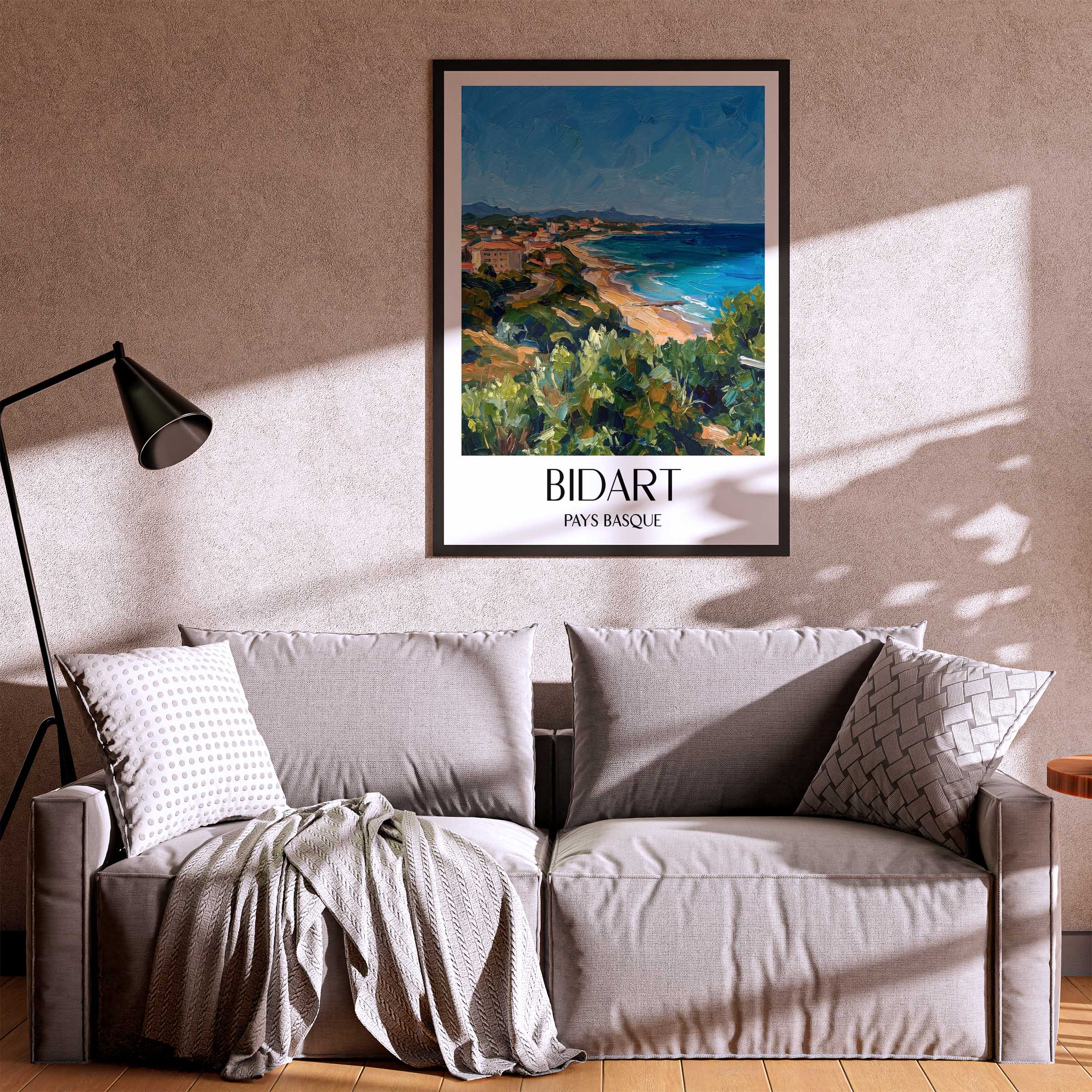 bidart-pays-basque-frankreich-poster-oil-painting-oelgemaelde