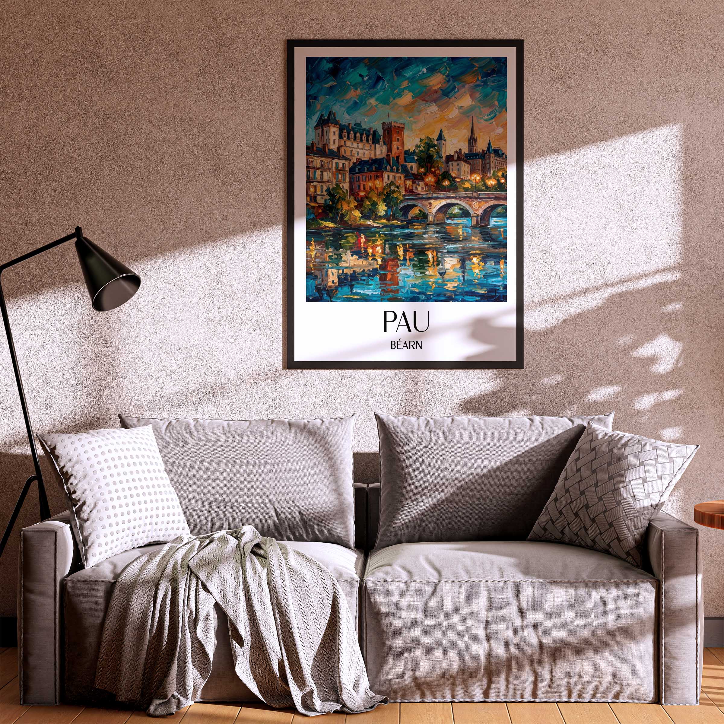 pau-béarn-frankreich-poster-oil-painting-oelgemaelde