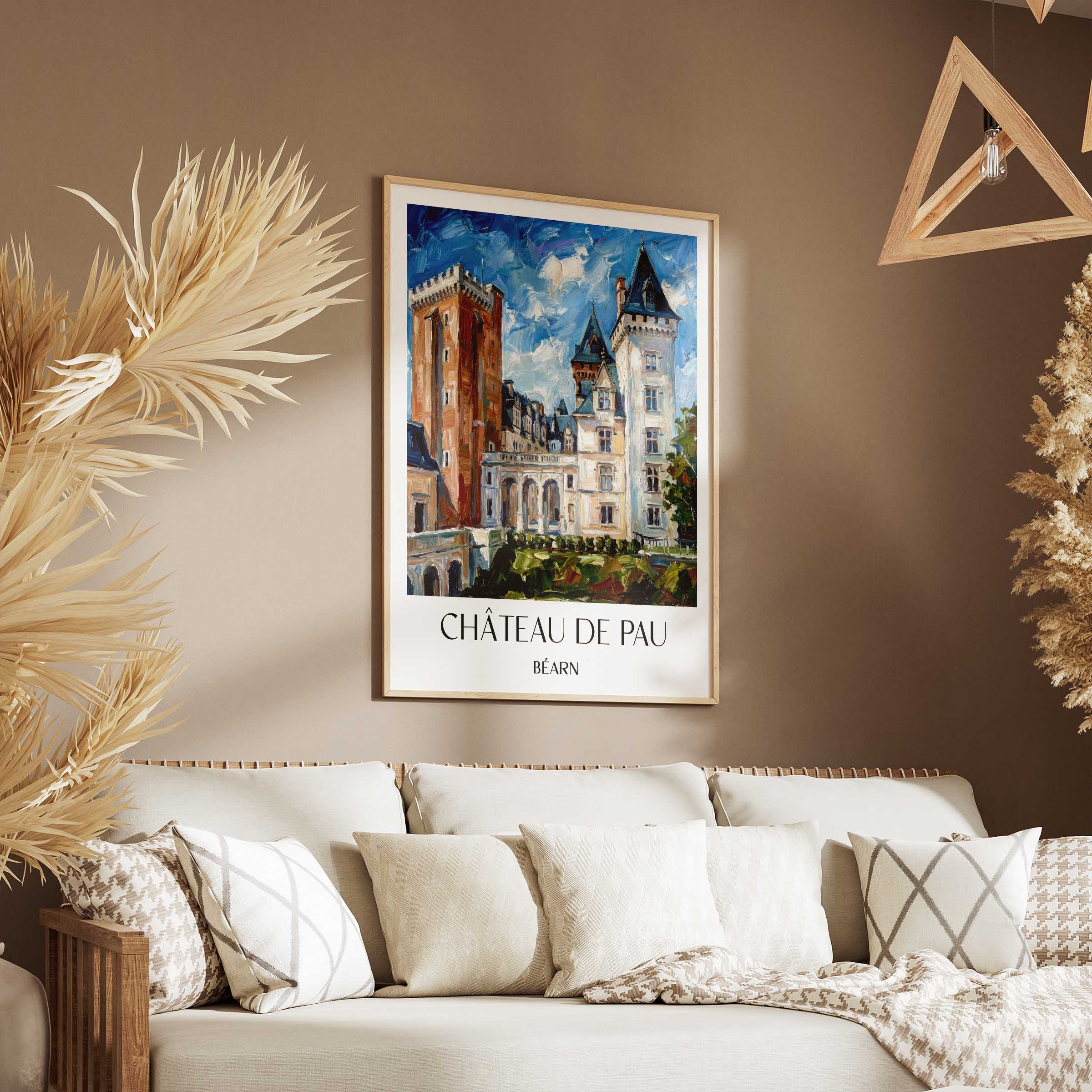 château-de-pau-béarn-frankreich-poster-oil-painting-oelgemaelde