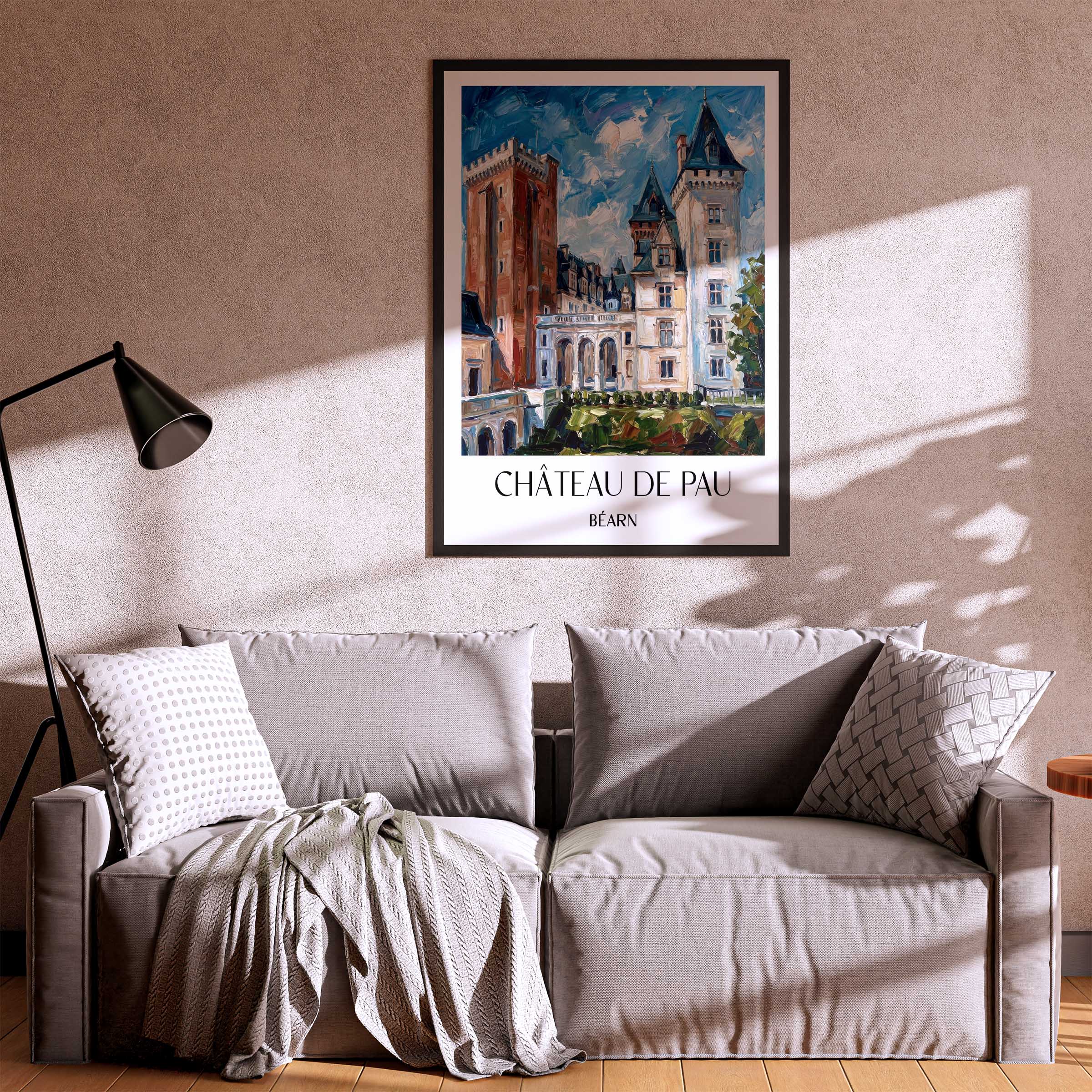 château-de-pau-béarn-frankreich-poster-oil-painting-oelgemaelde