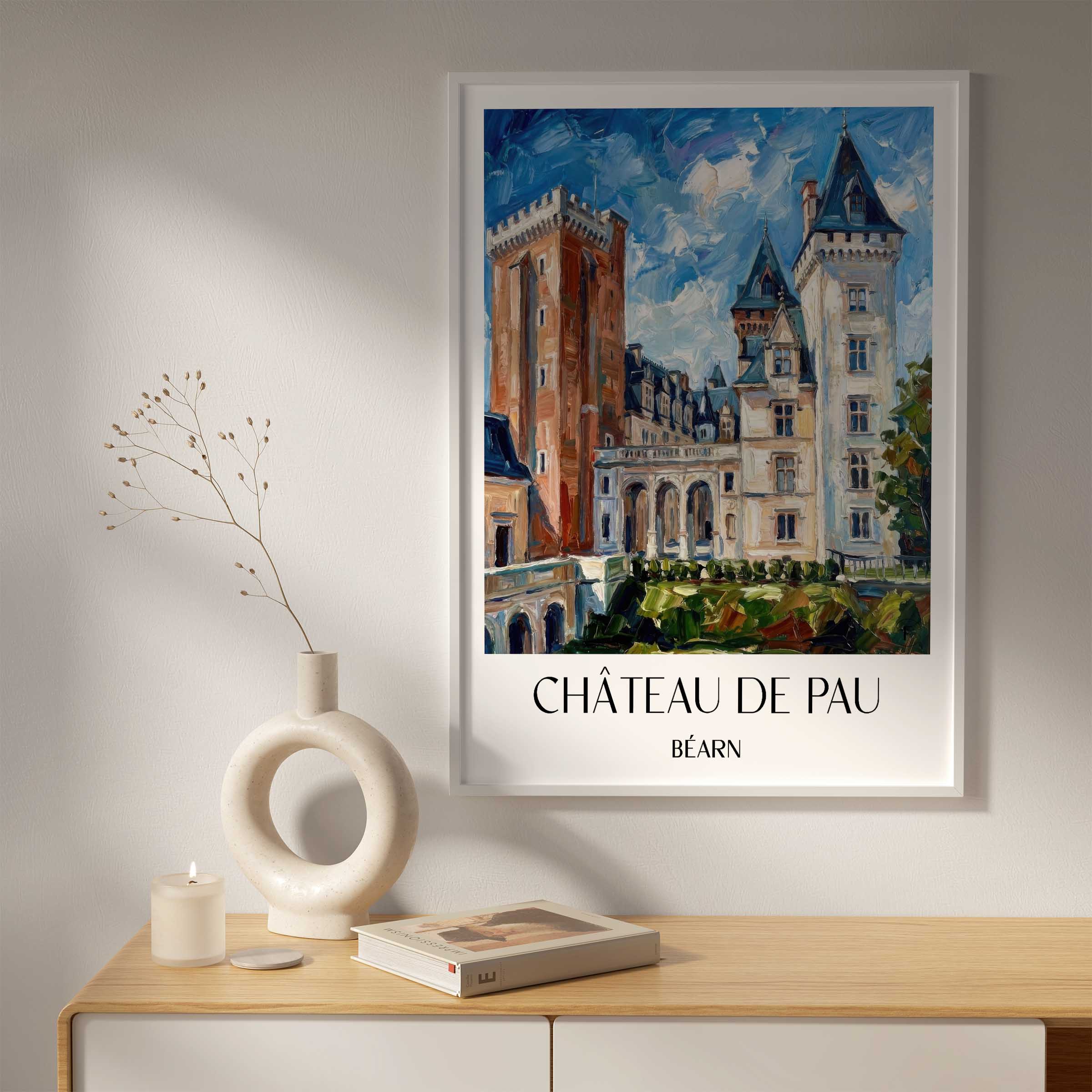 château-de-pau-béarn-frankreich-poster-oil-painting-oelgemaelde