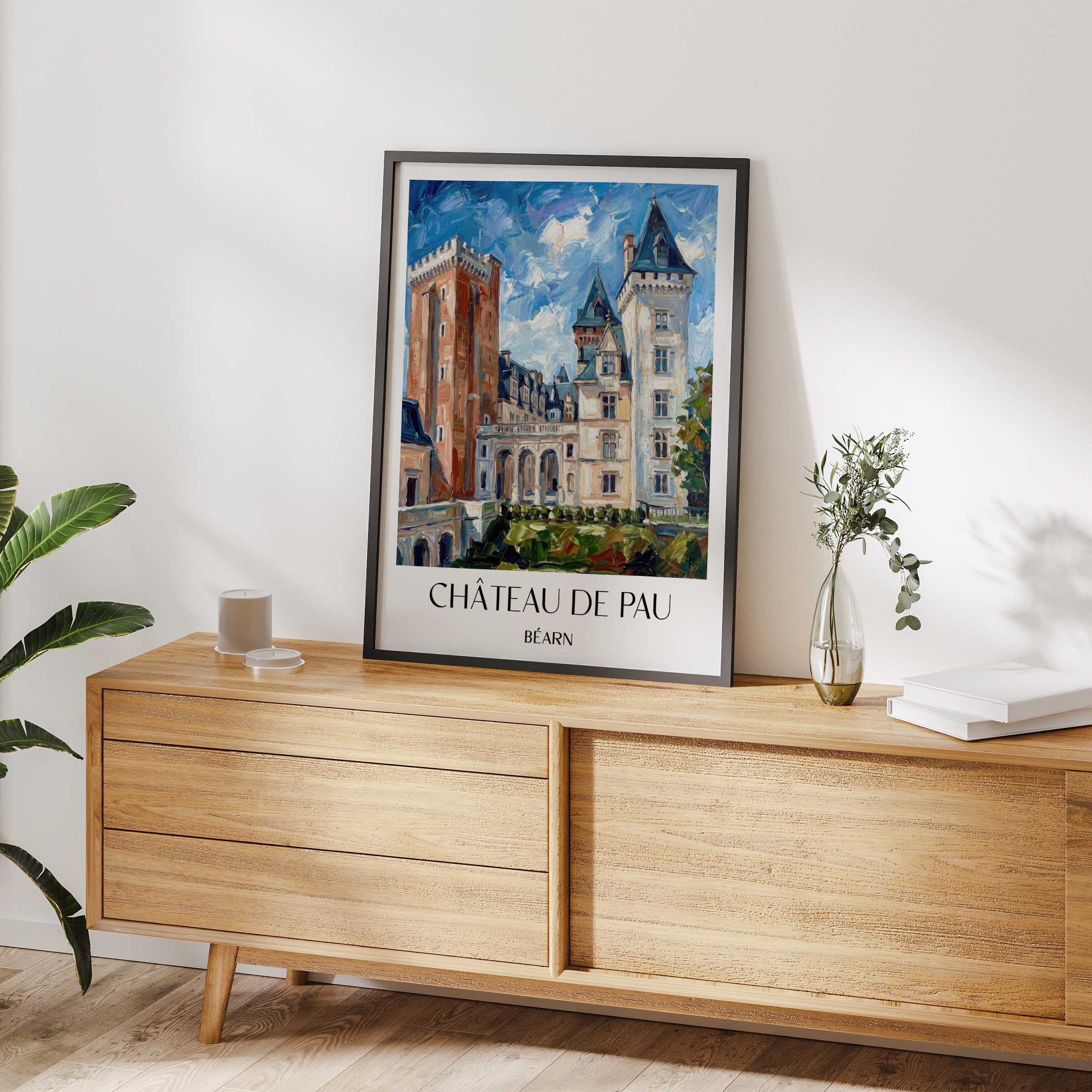château-de-pau-béarn-frankreich-poster-oil-painting-oelgemaelde