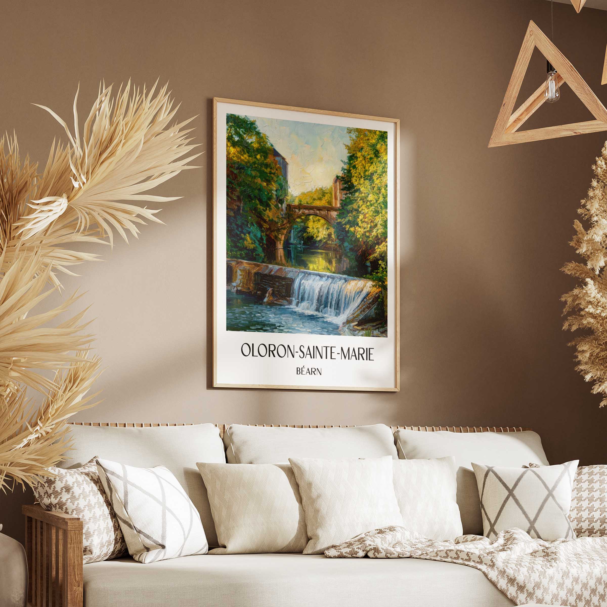 oloron-sainte-marie-béarn-frankreich-poster-oil-painting-oelgemaelde