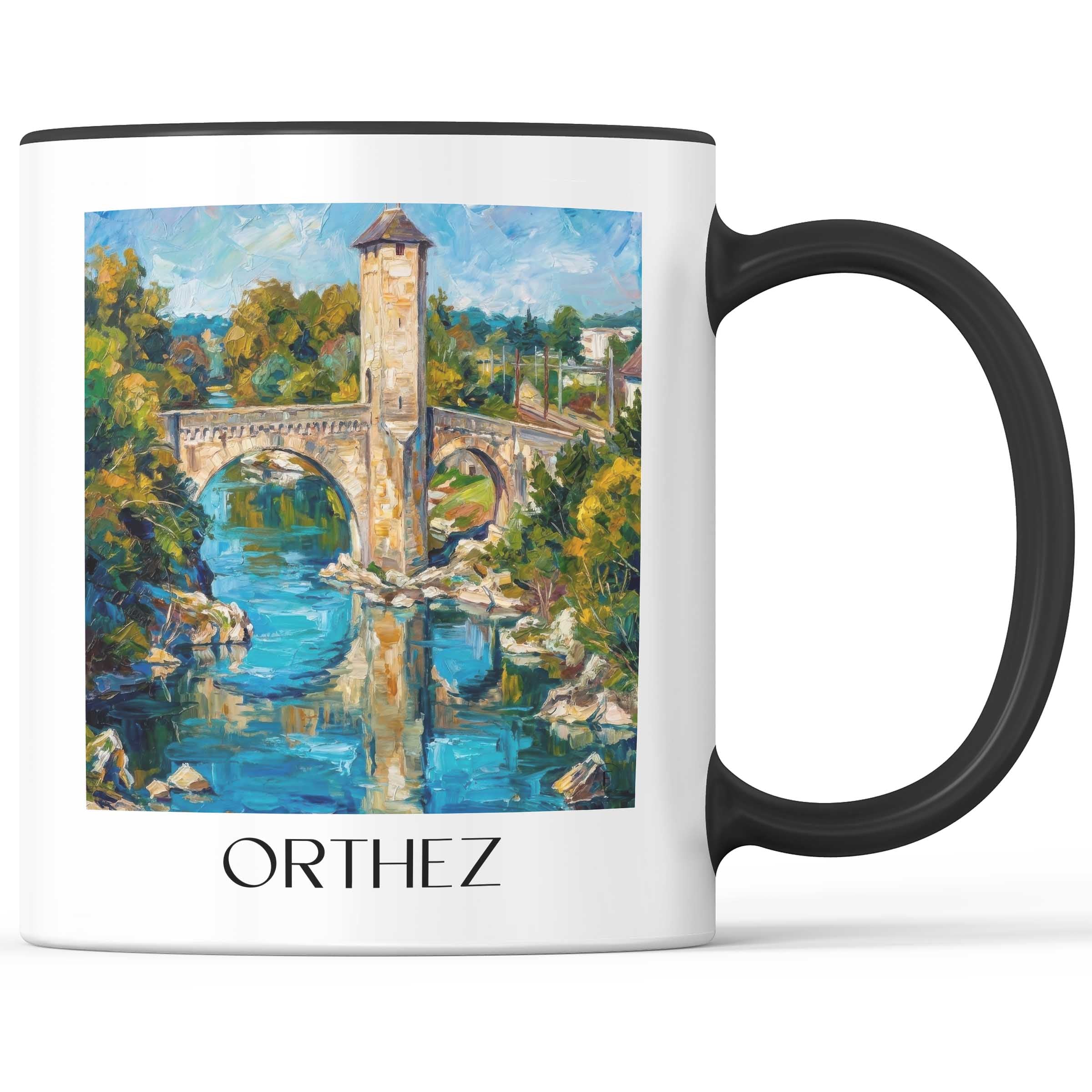 orthez-béarn-frankreich-kaffeebecher-oil-painting-oelgemaelde