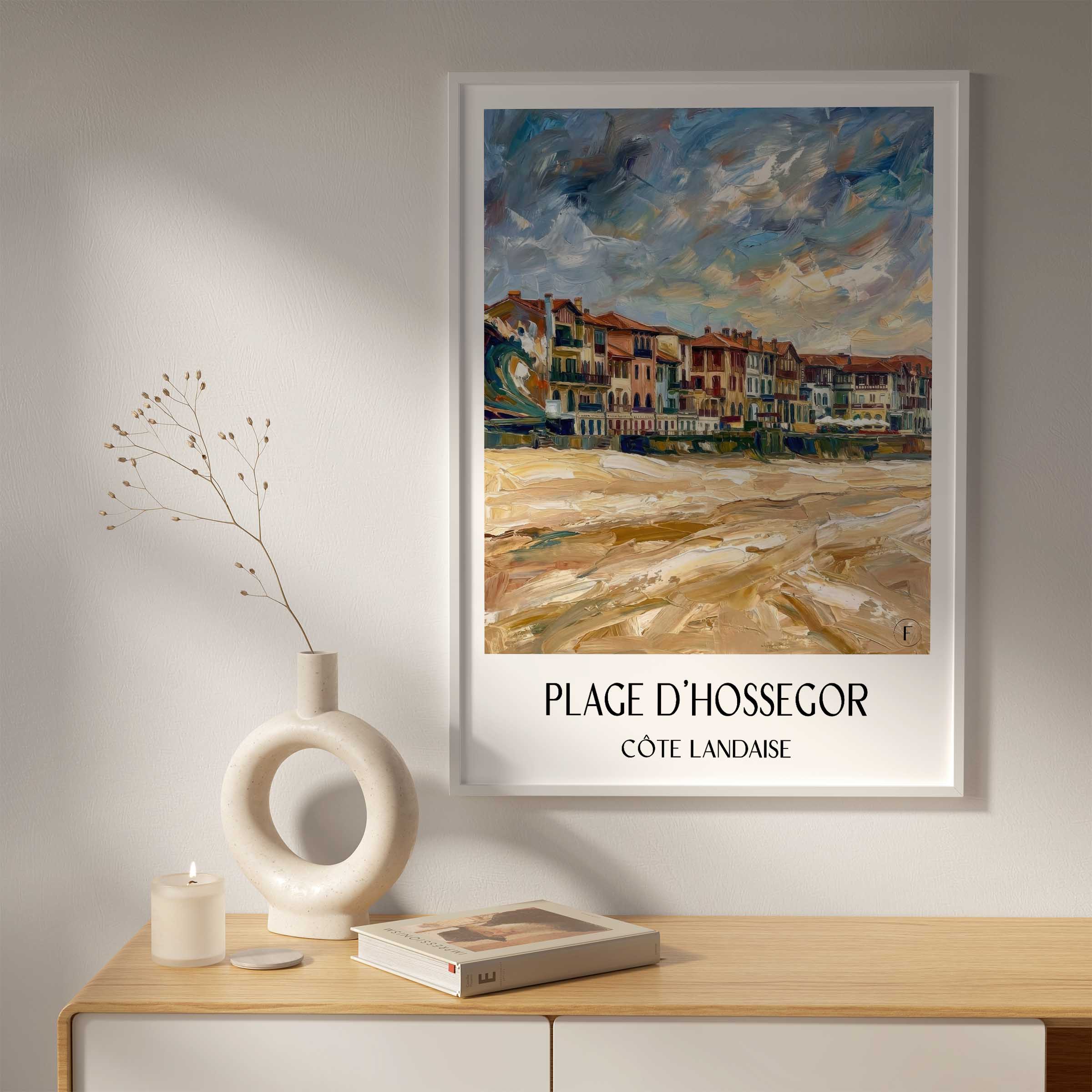 plage-d'hossegor-côte-landaise-frankreich-poster-oil-painting-oelgemaelde