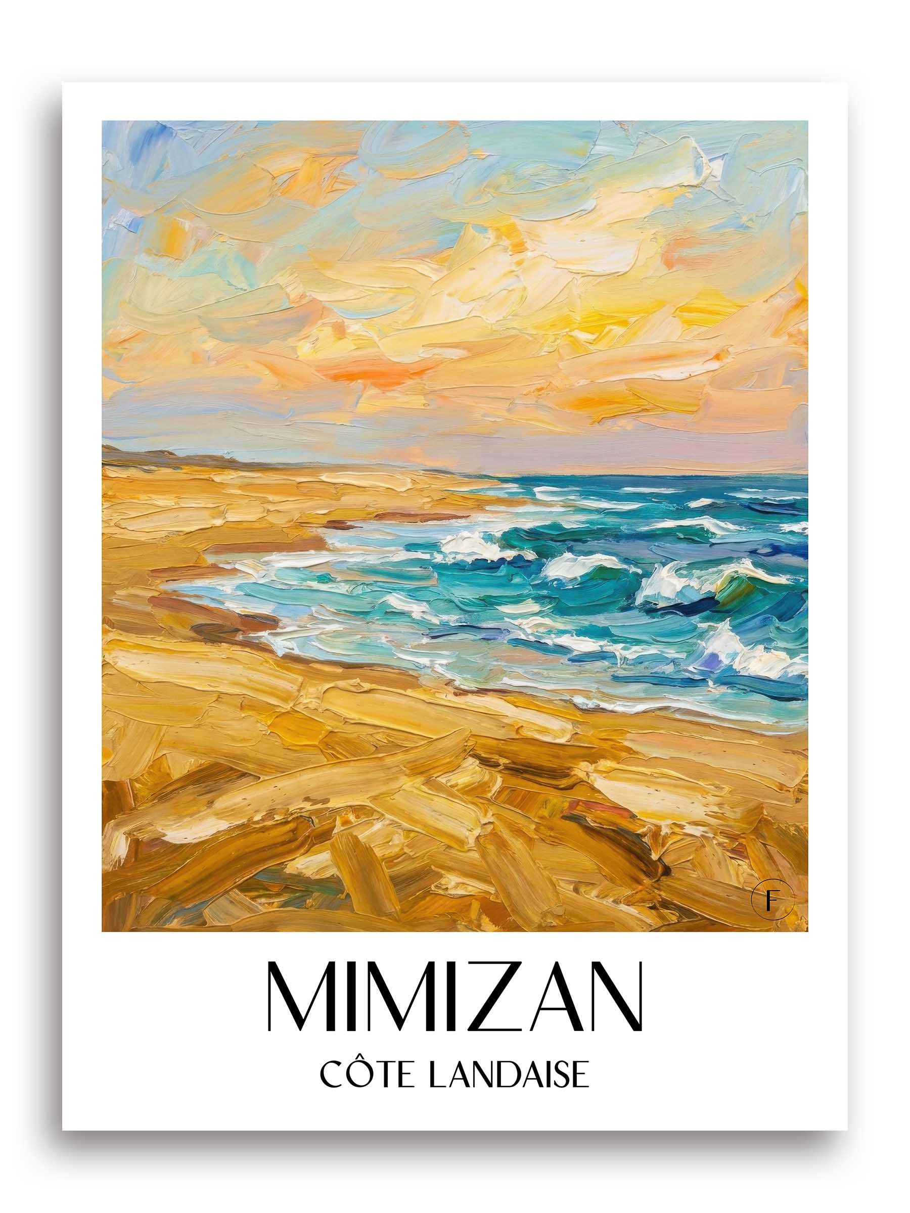 mimizan-côte-landaise-frankreich-poster-oil-painting-oelgemaelde